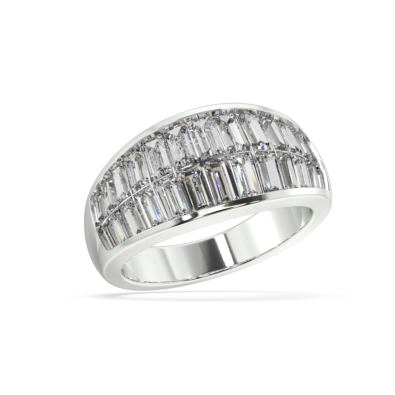 Audrey Baguette Diamond Ring - Image 12