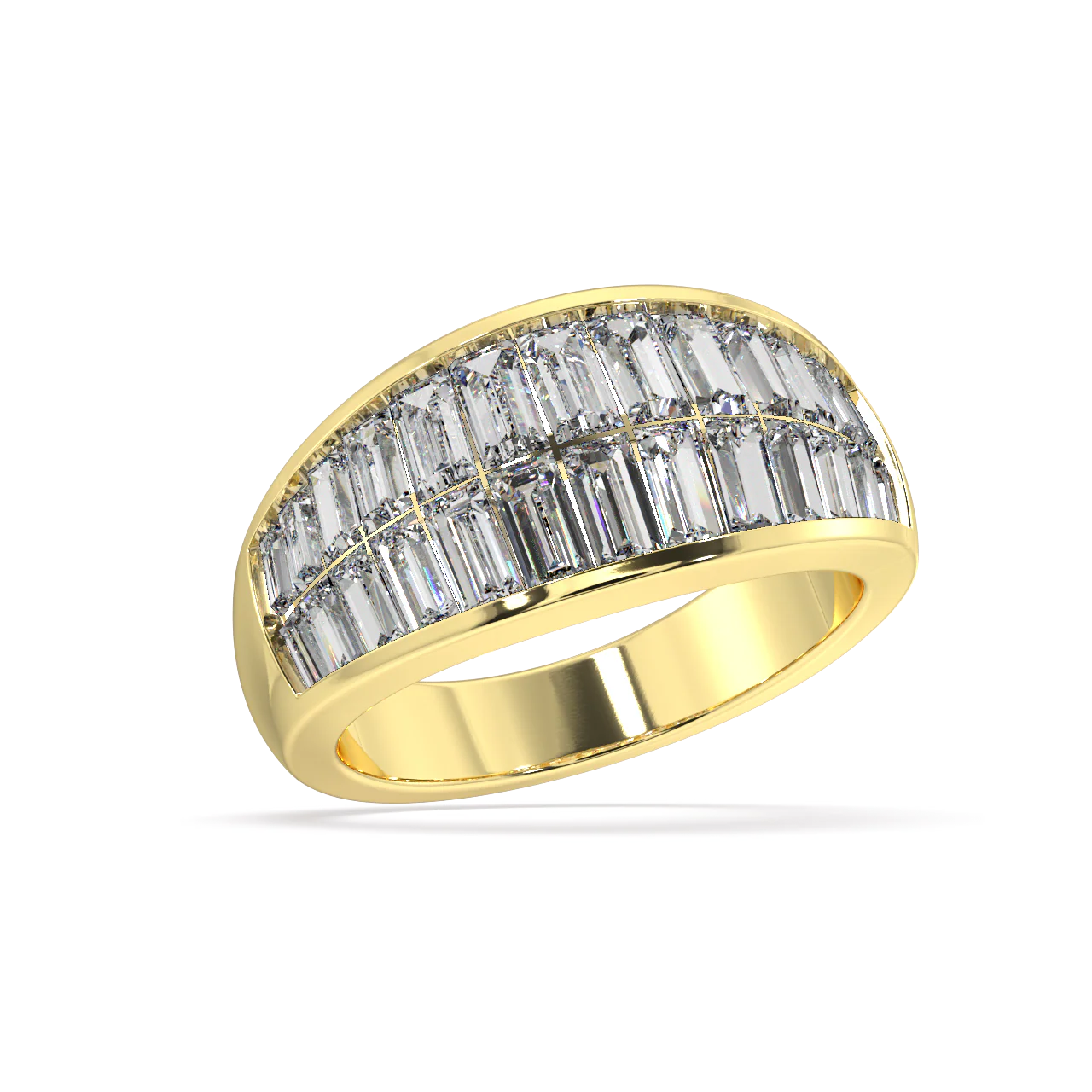 Audrey Baguette Diamond Ring - Image 2