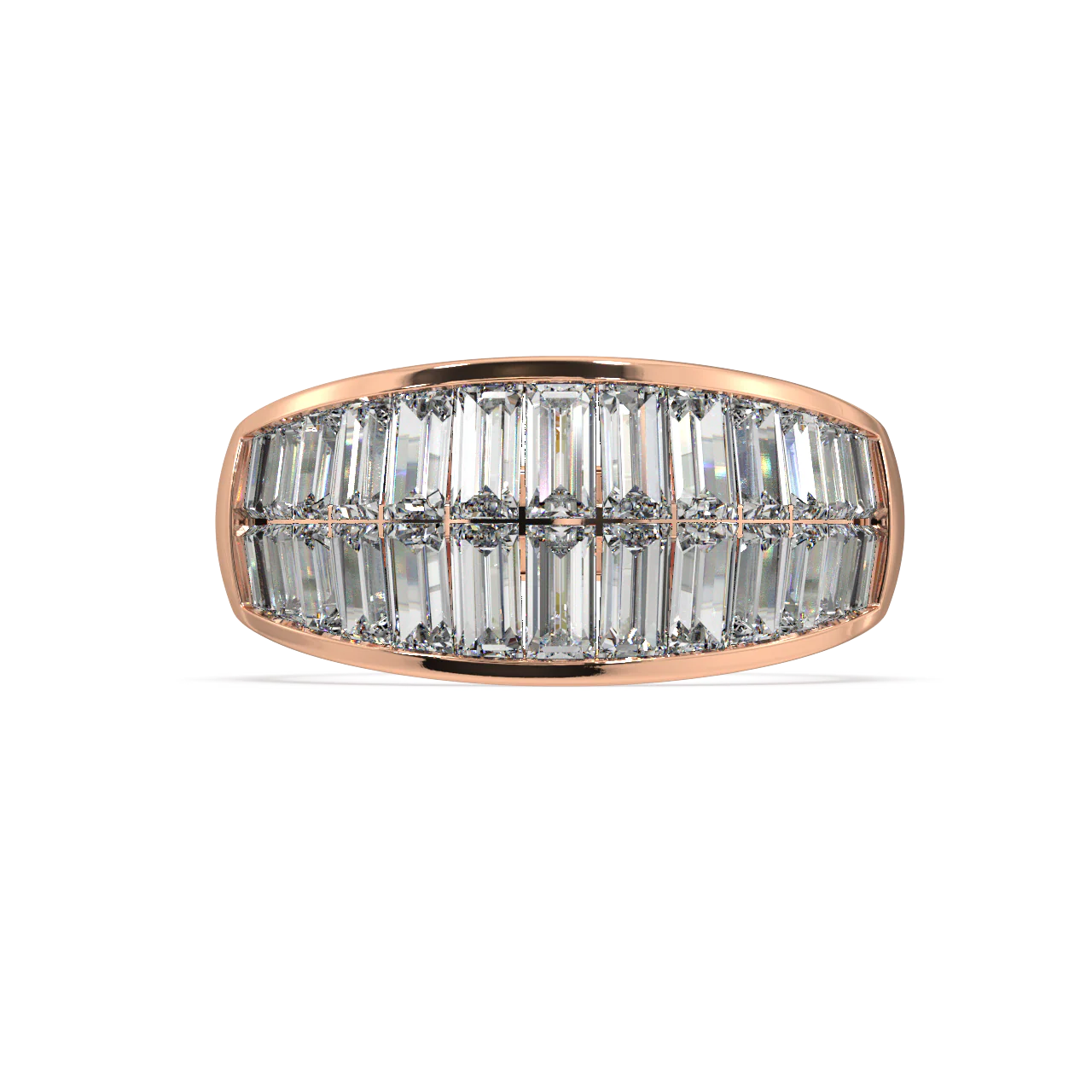 Audrey Baguette Diamond Ring - Image 6