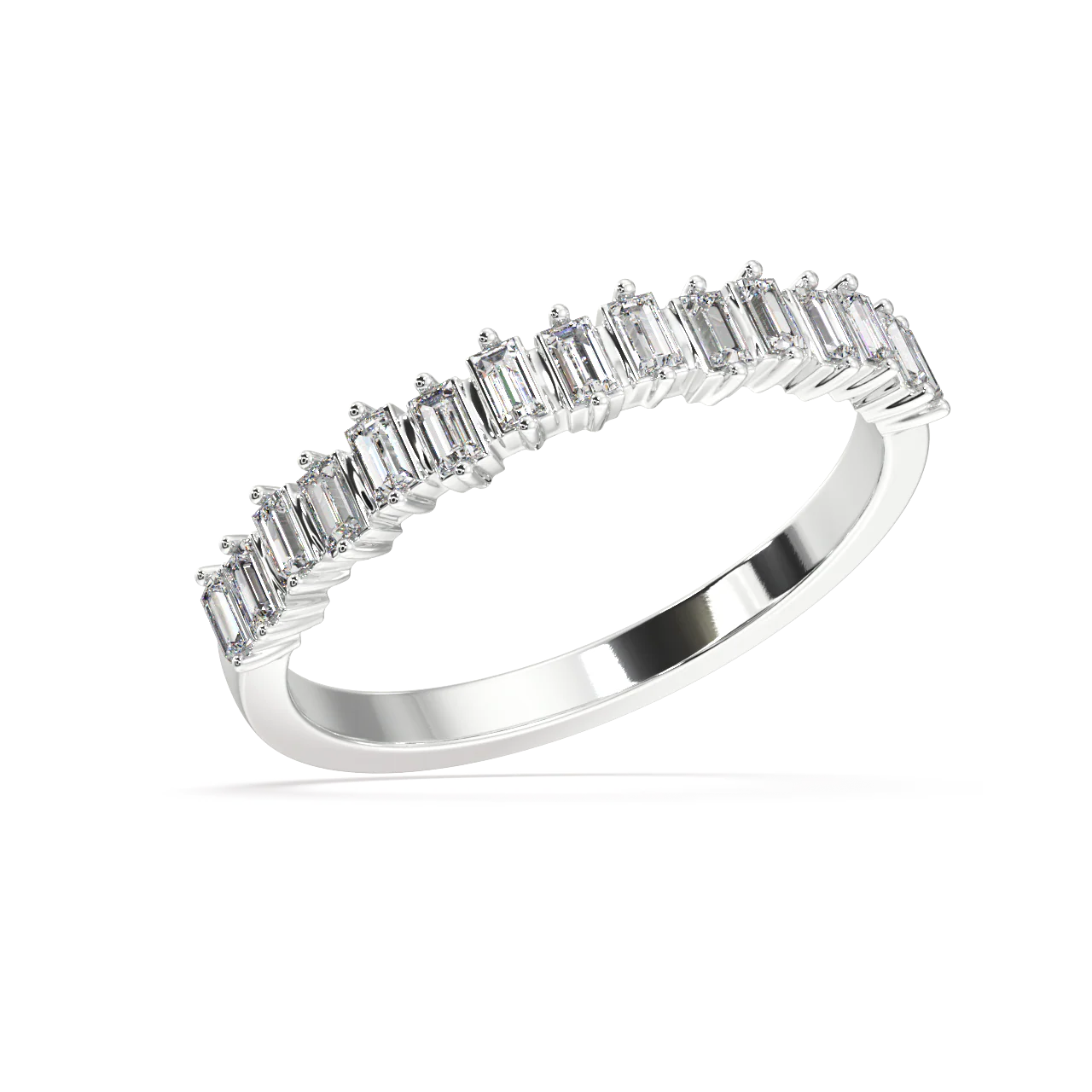 Aurora Baguette Diamond Ring - Image 12