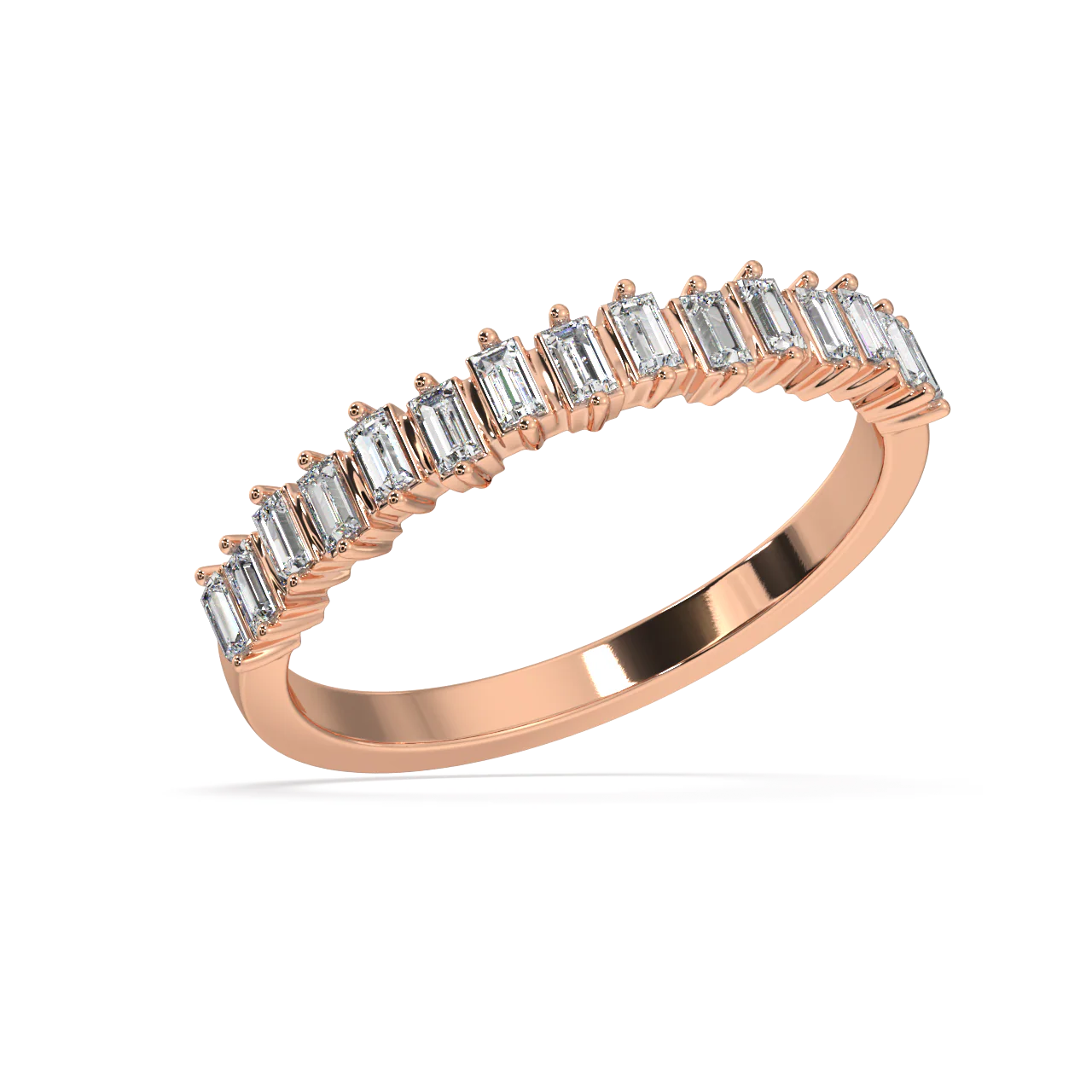 Aurora Baguette Diamond Ring - Image 7