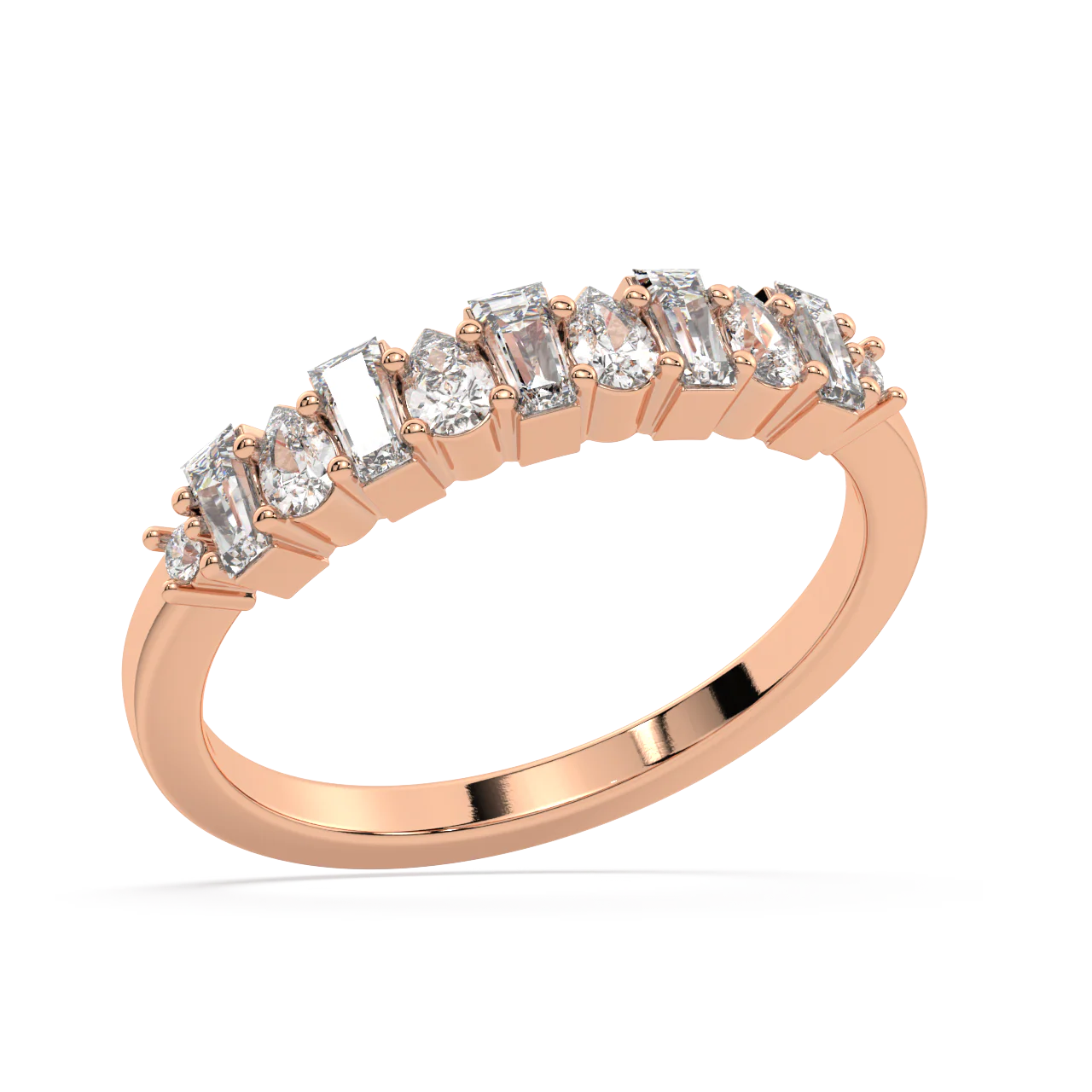 Avalon Baguette Diamond Ring - Image 7