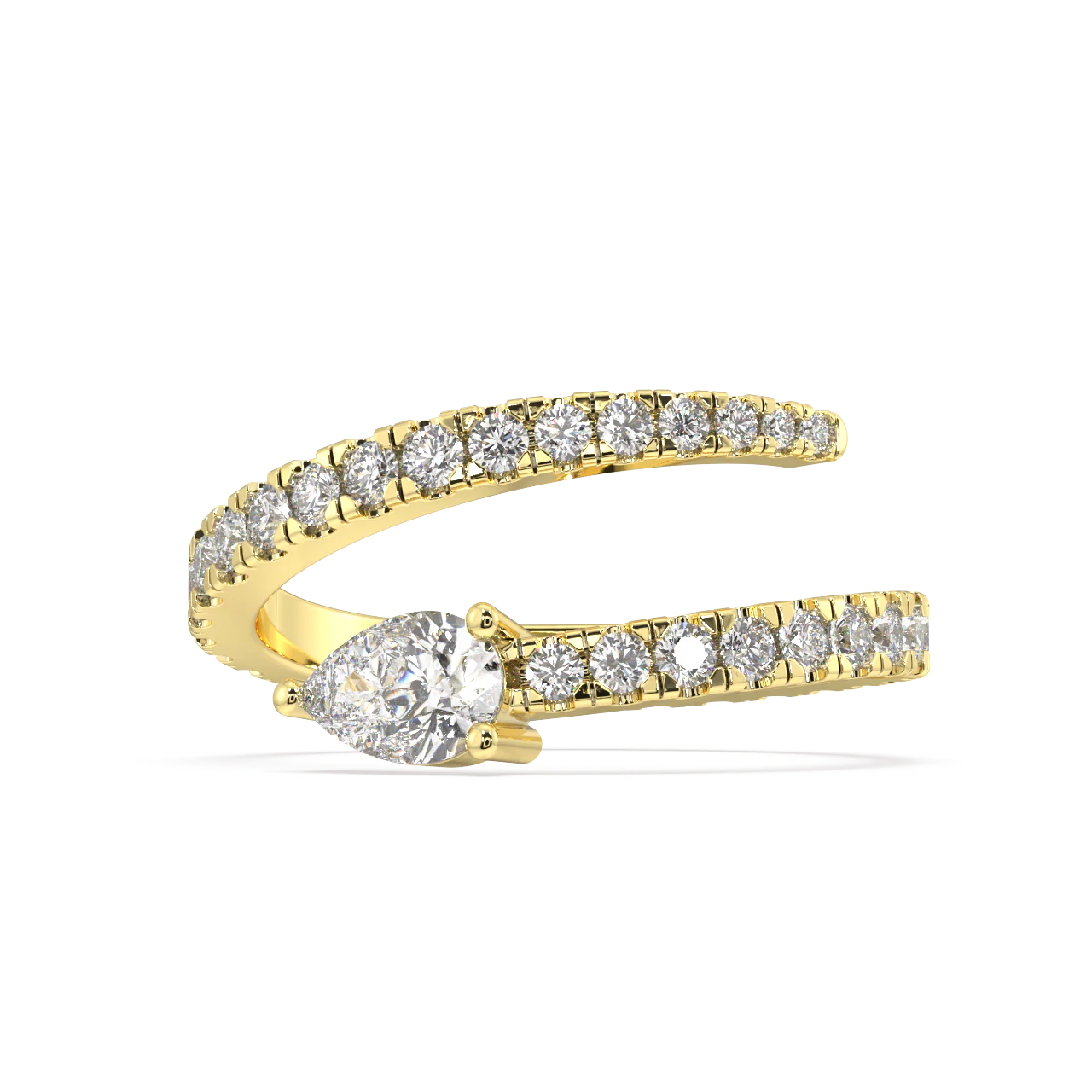 Beatrice Pear Diamond Ring