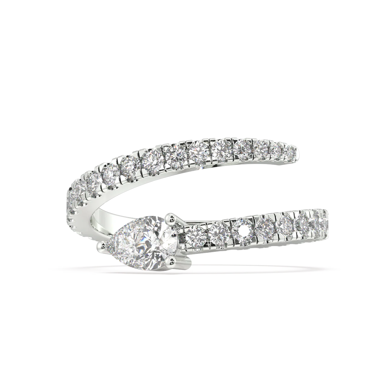 Beatrice Pear Diamond Ring - Image 11