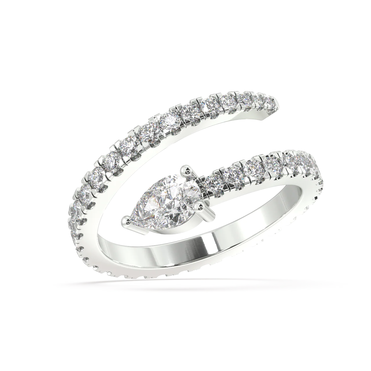 Beatrice Pear Diamond Ring - Image 12