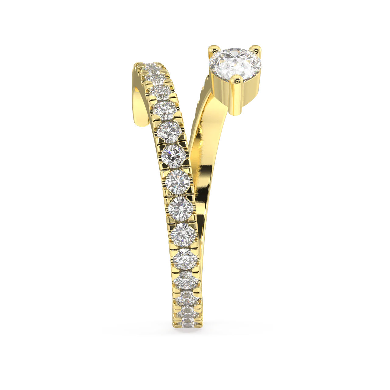 Beatrice Pear Diamond Ring - Image 4