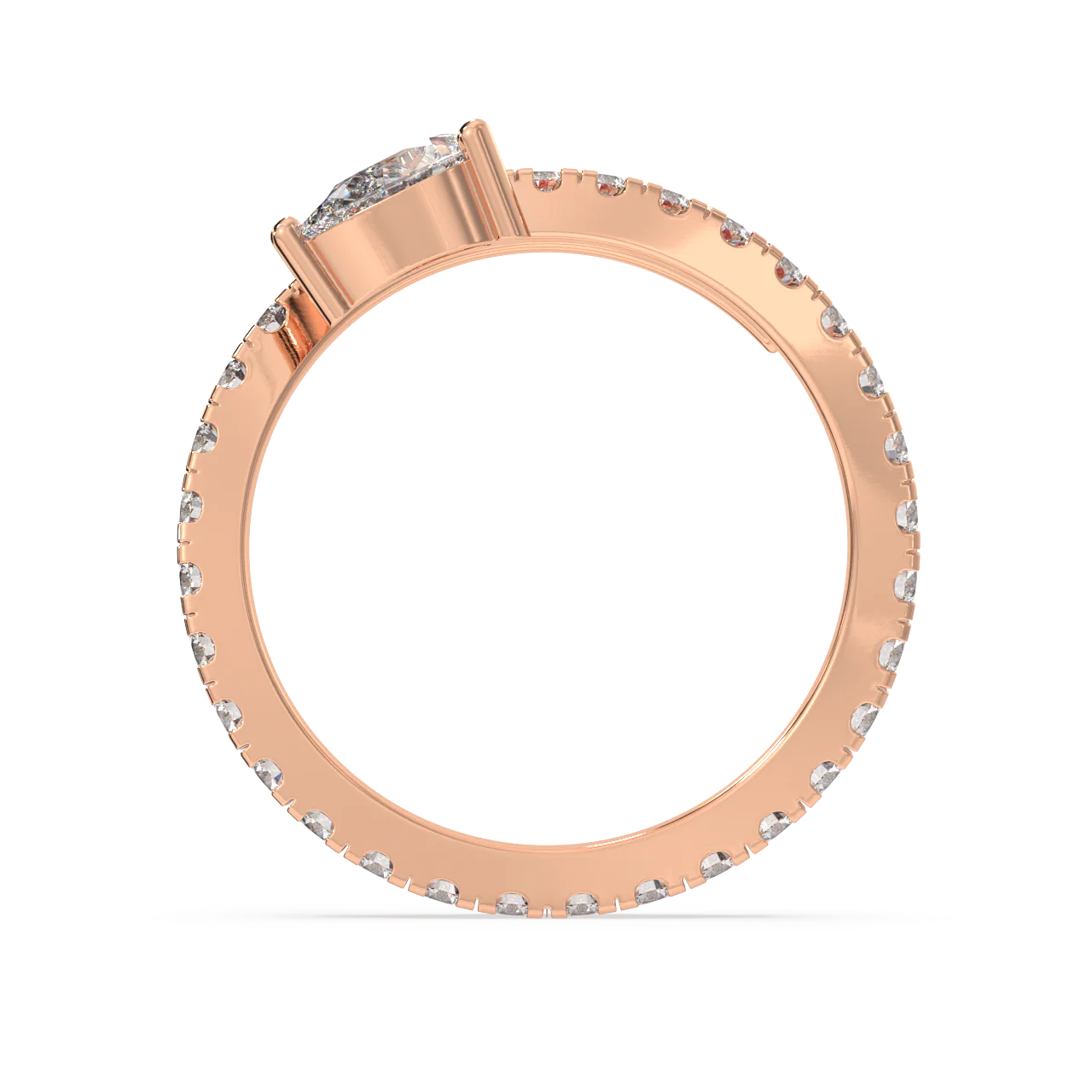 Beatrice Pear Diamond Ring - Image 8