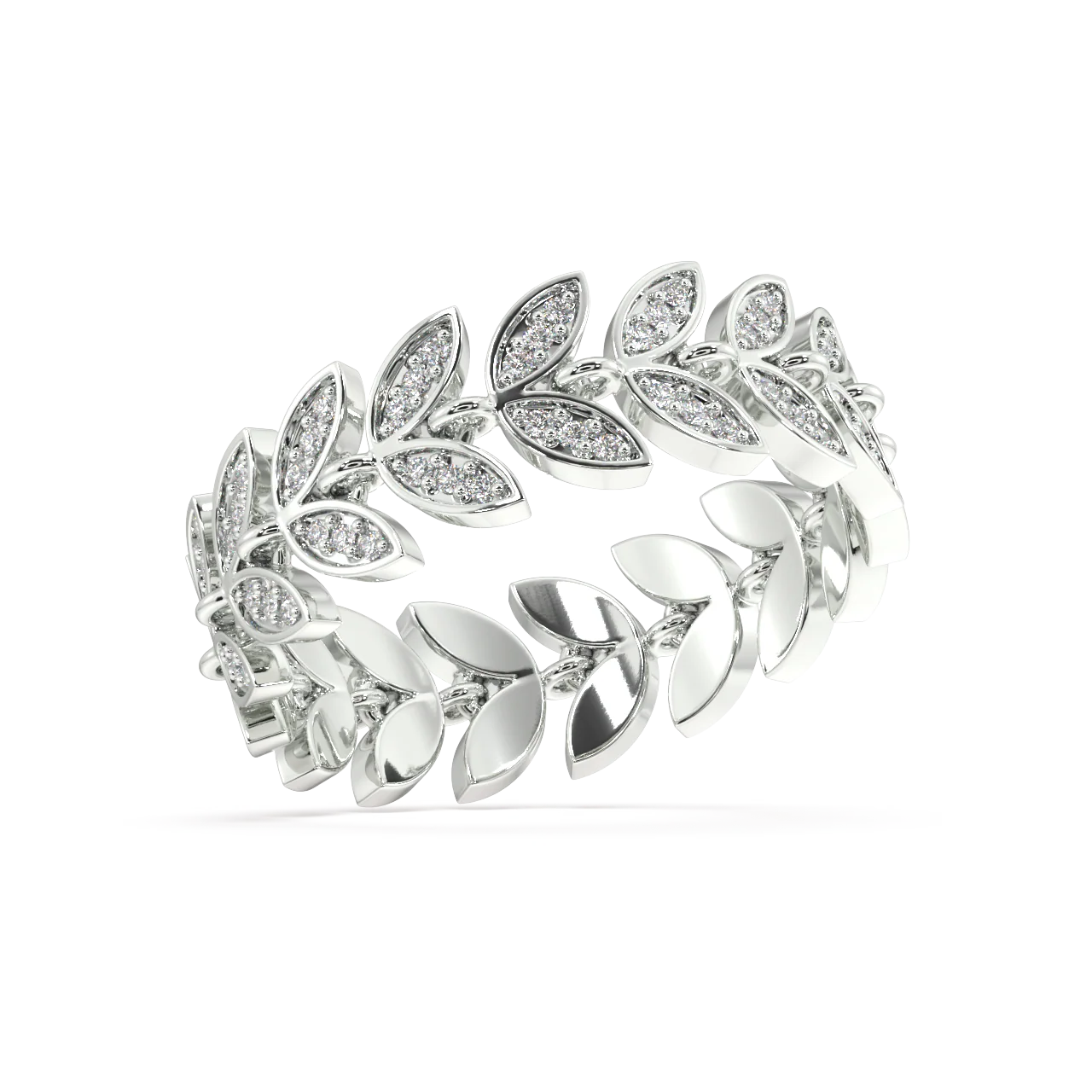 Camellia Round Diamond Ring - Image 10