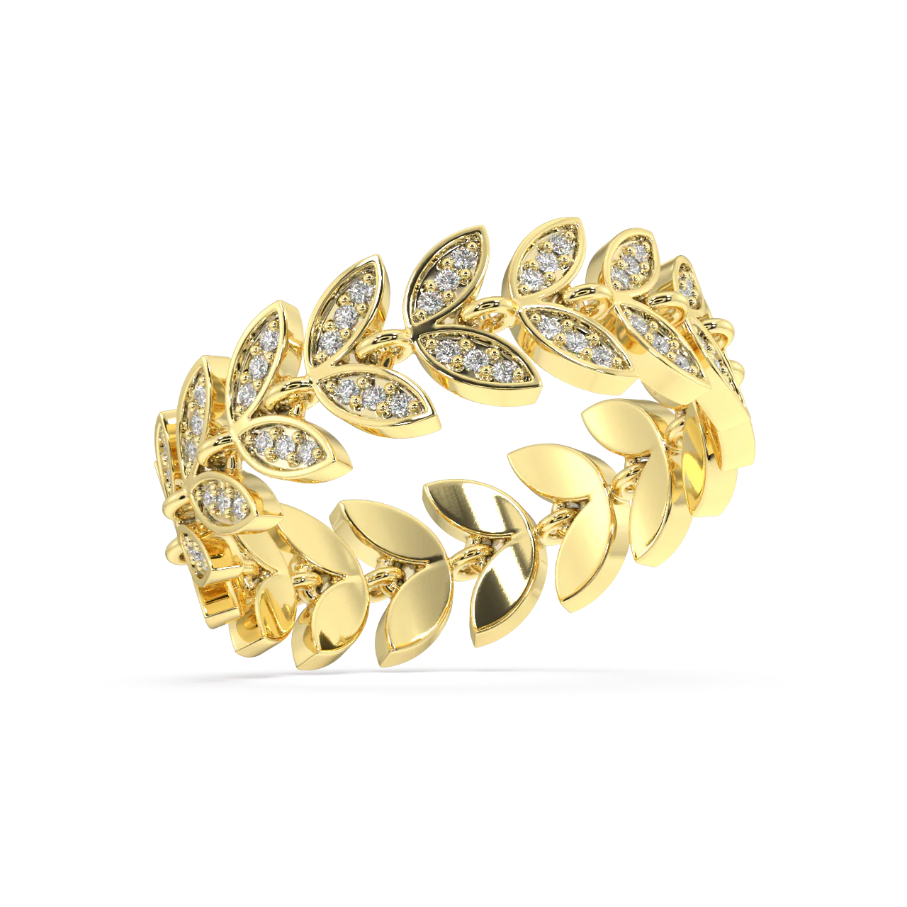 Camellia Round Diamond Ring - Image 2