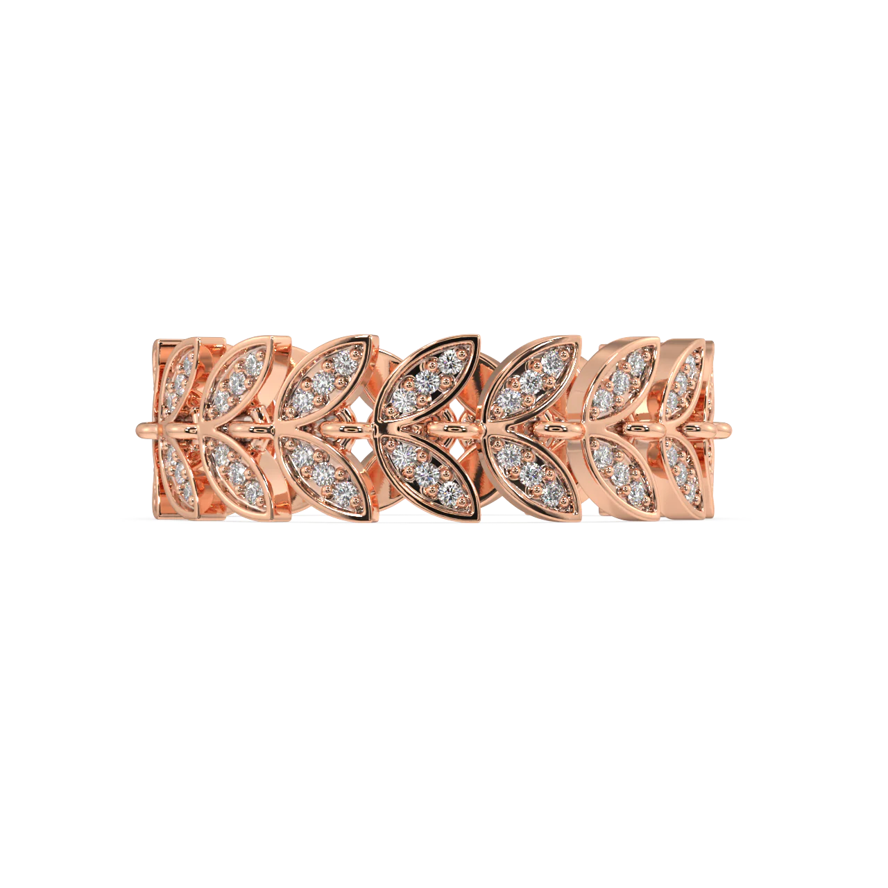 Camellia Round Diamond Ring - Image 5