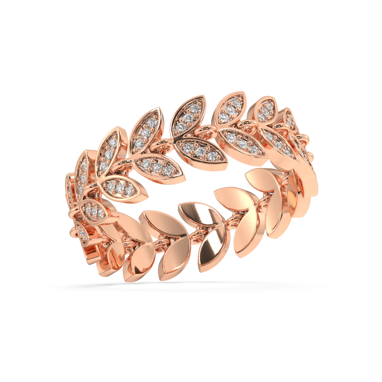 Camellia Round Diamond Ring - Image 6