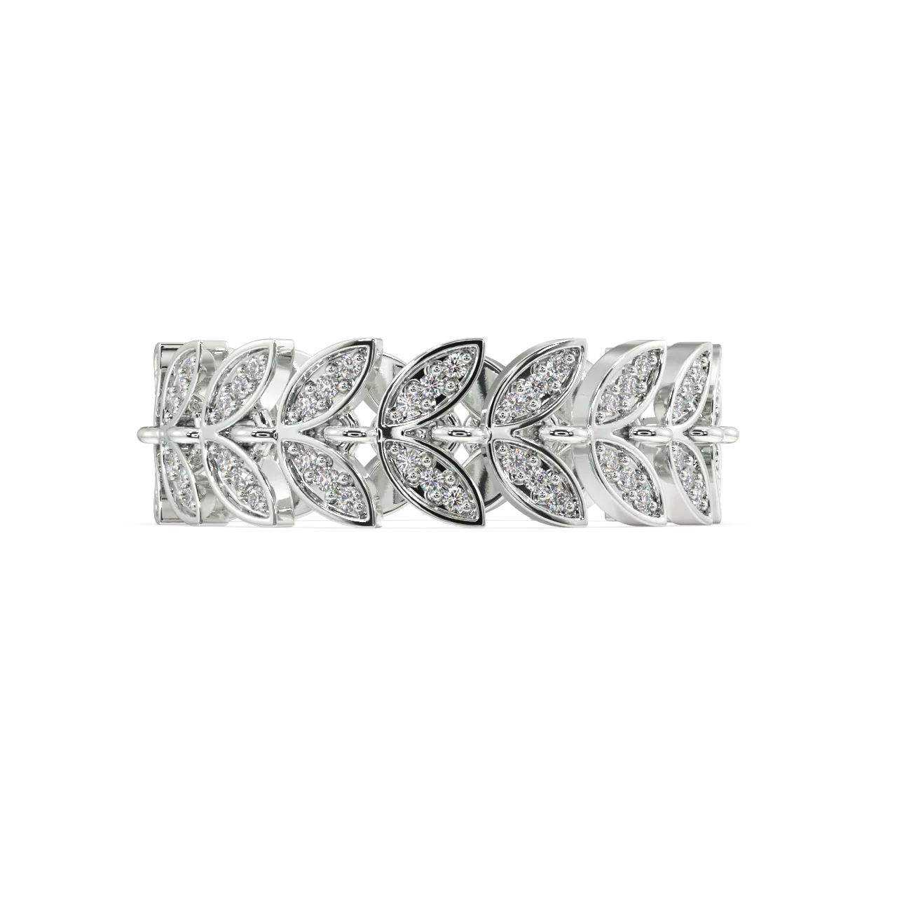 Camellia Round Diamond Ring - Image 9