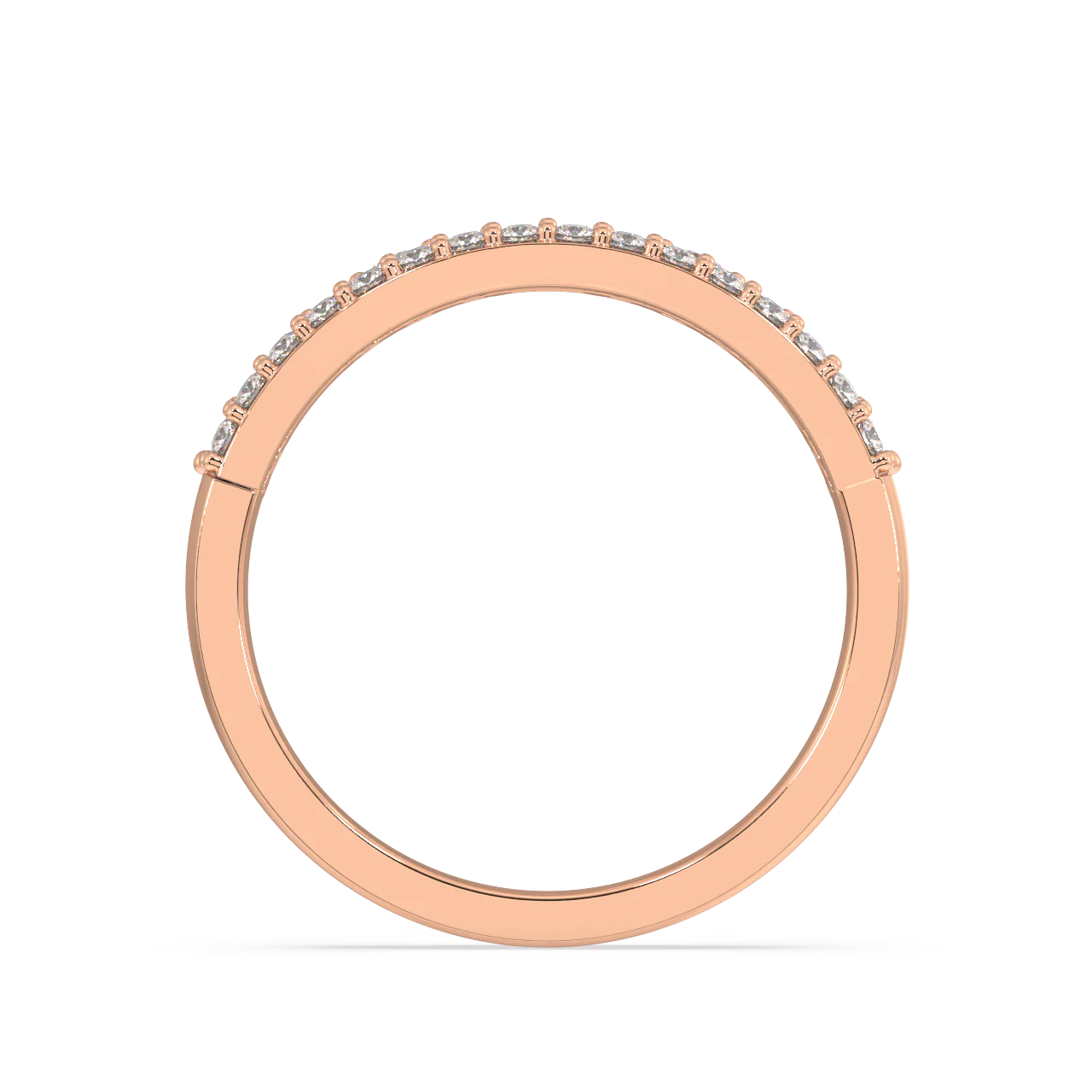 Coral Baguette Diamond Ring - Image 8