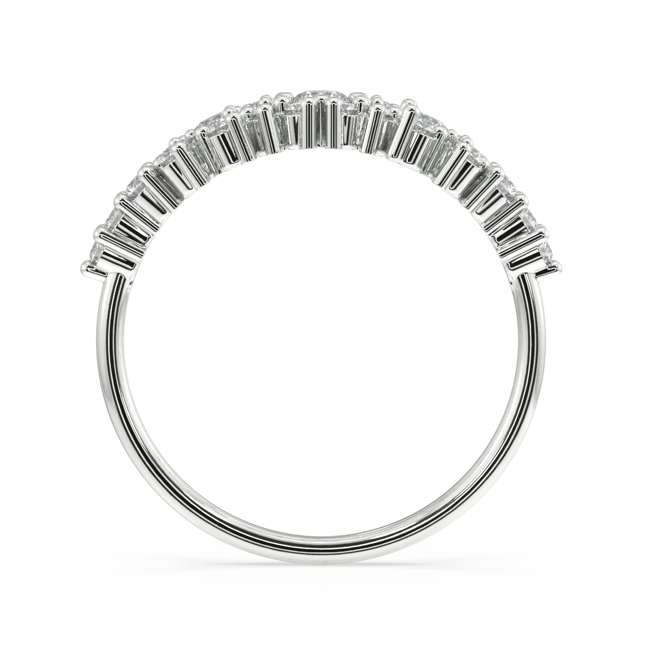Coral Round Diamond Ring - Image 13