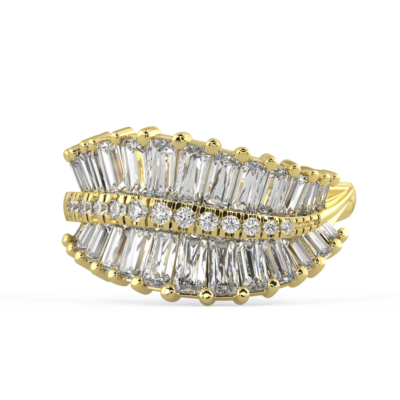 Echo Baguette Diamond Ring