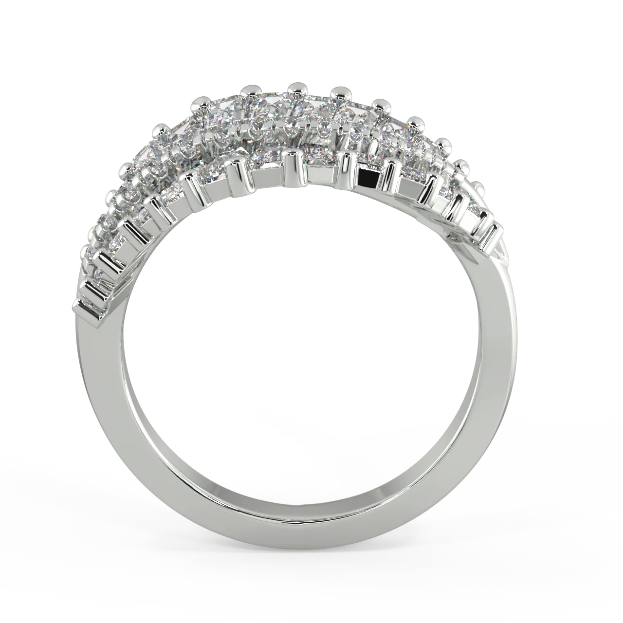Echo Baguette Diamond Ring - Image 13