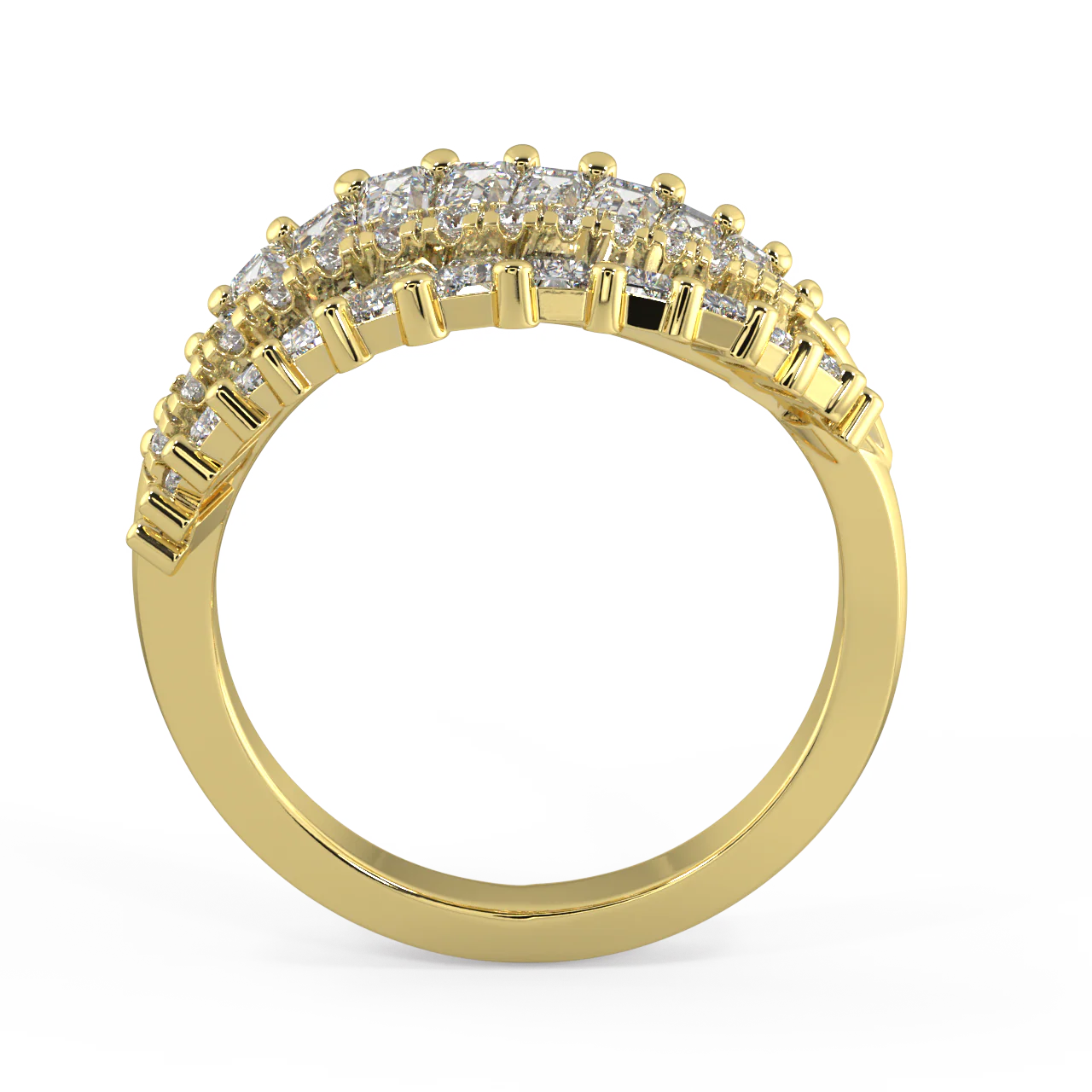 Echo Baguette Diamond Ring - Image 3