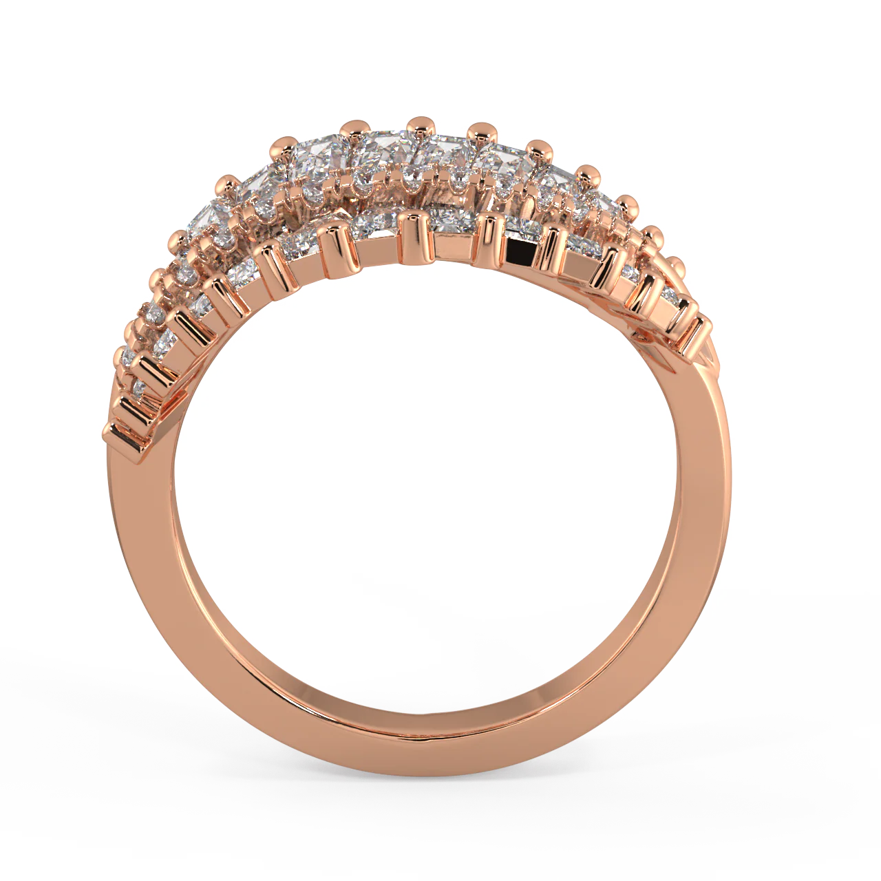 Echo Baguette Diamond Ring - Image 8