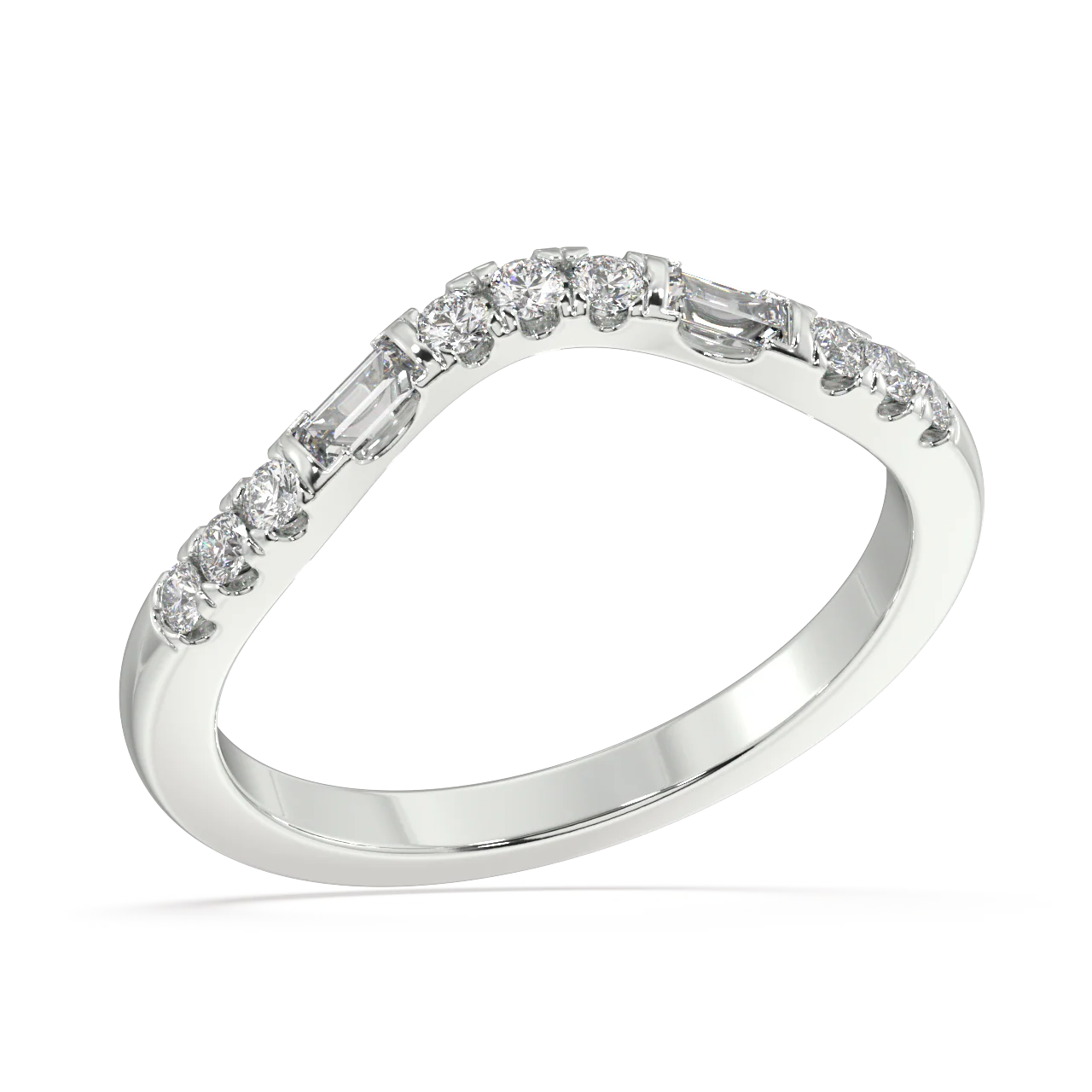 Ecliptic Baguette Diamond Ring - Image 12