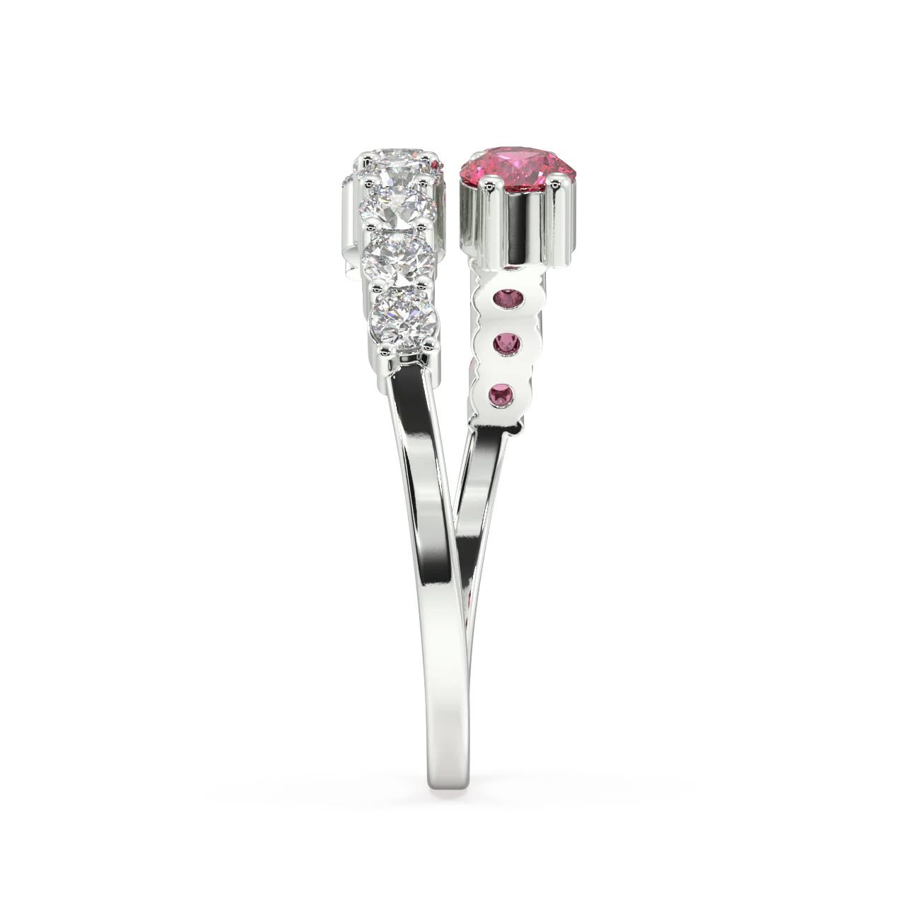Elara Round Diamond Ring - Image 14