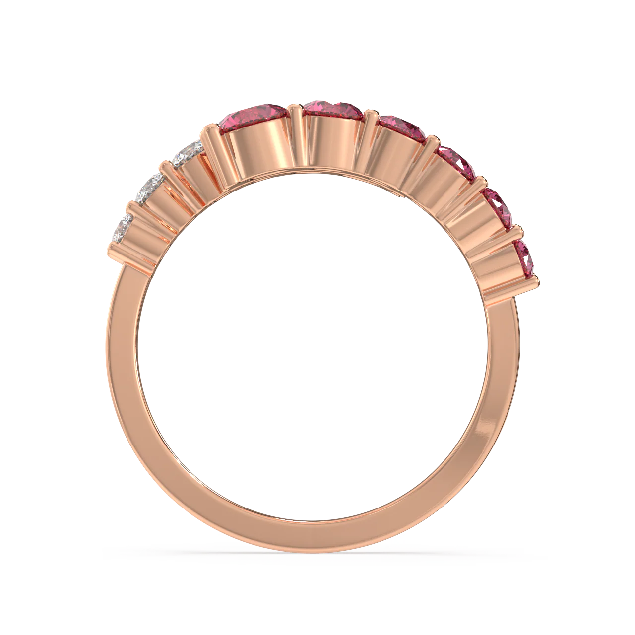 Elara Round Diamond Ring - Image 8