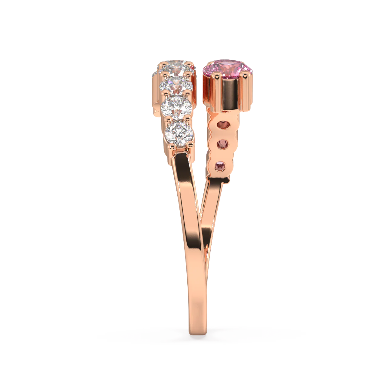 Elodie Round Diamond Ring - Image 9