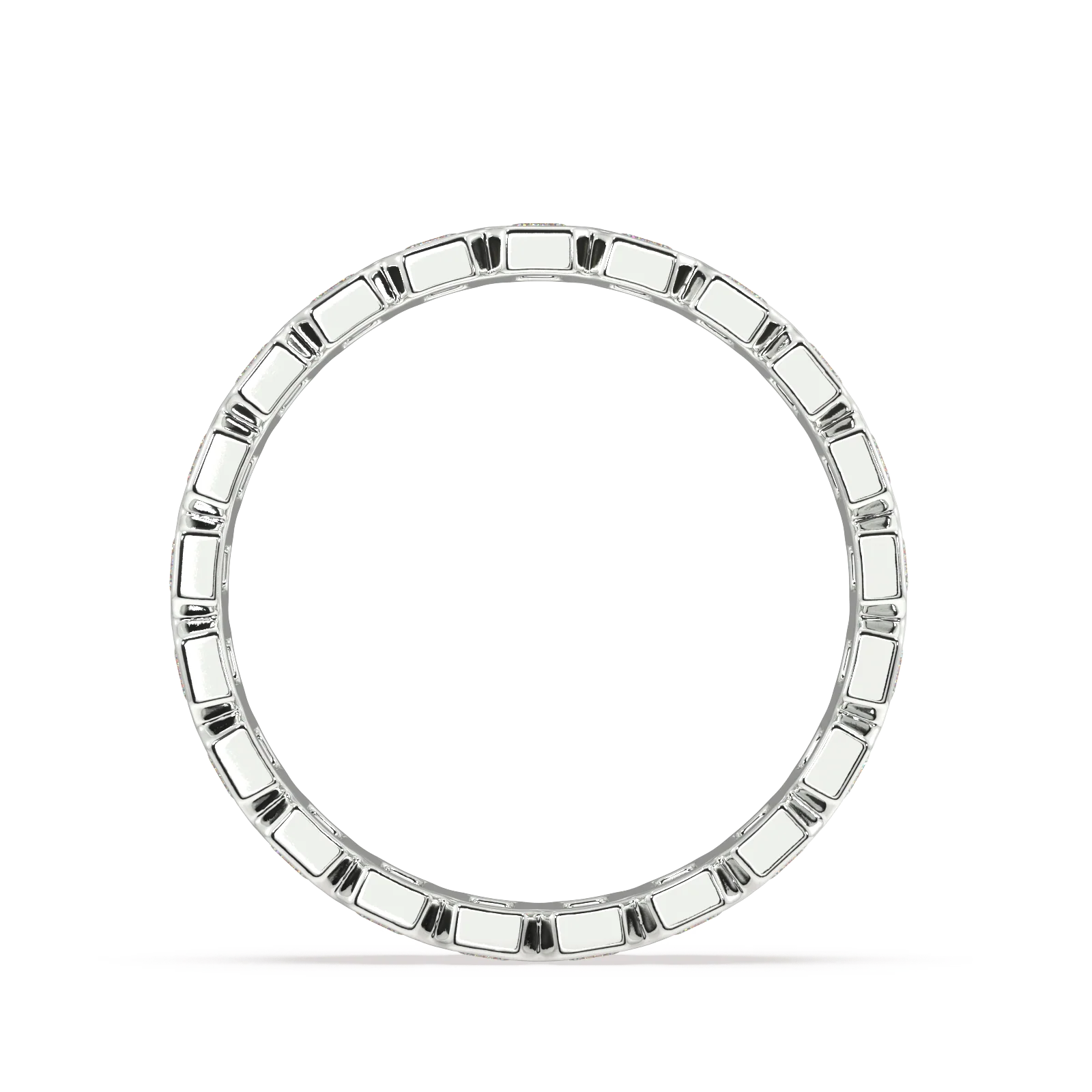 Elysees Emerald Classic Eternity Bands - 5ct - Image 7
