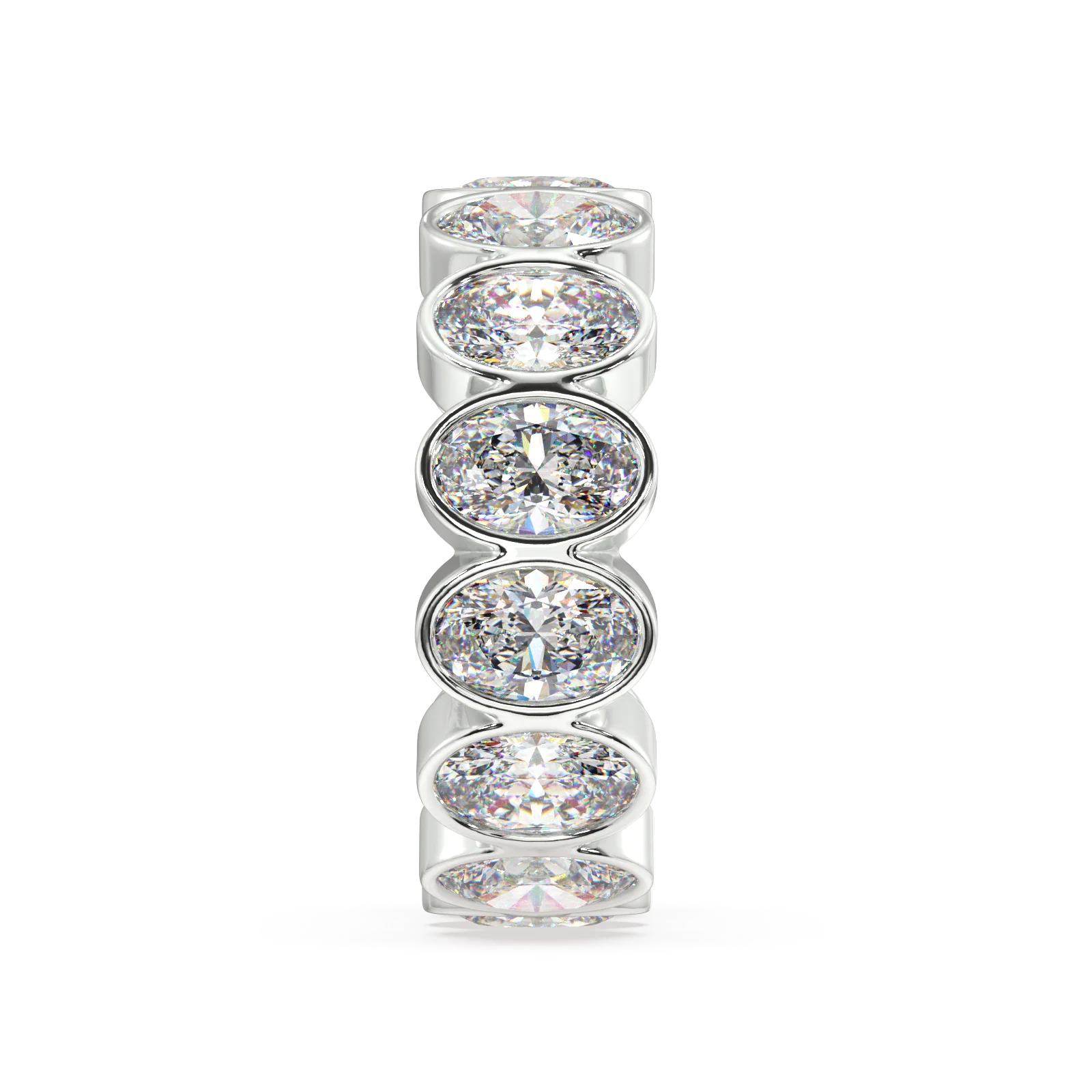 Elysees Oval Classic Eternity Bands - 5ct - Image 14