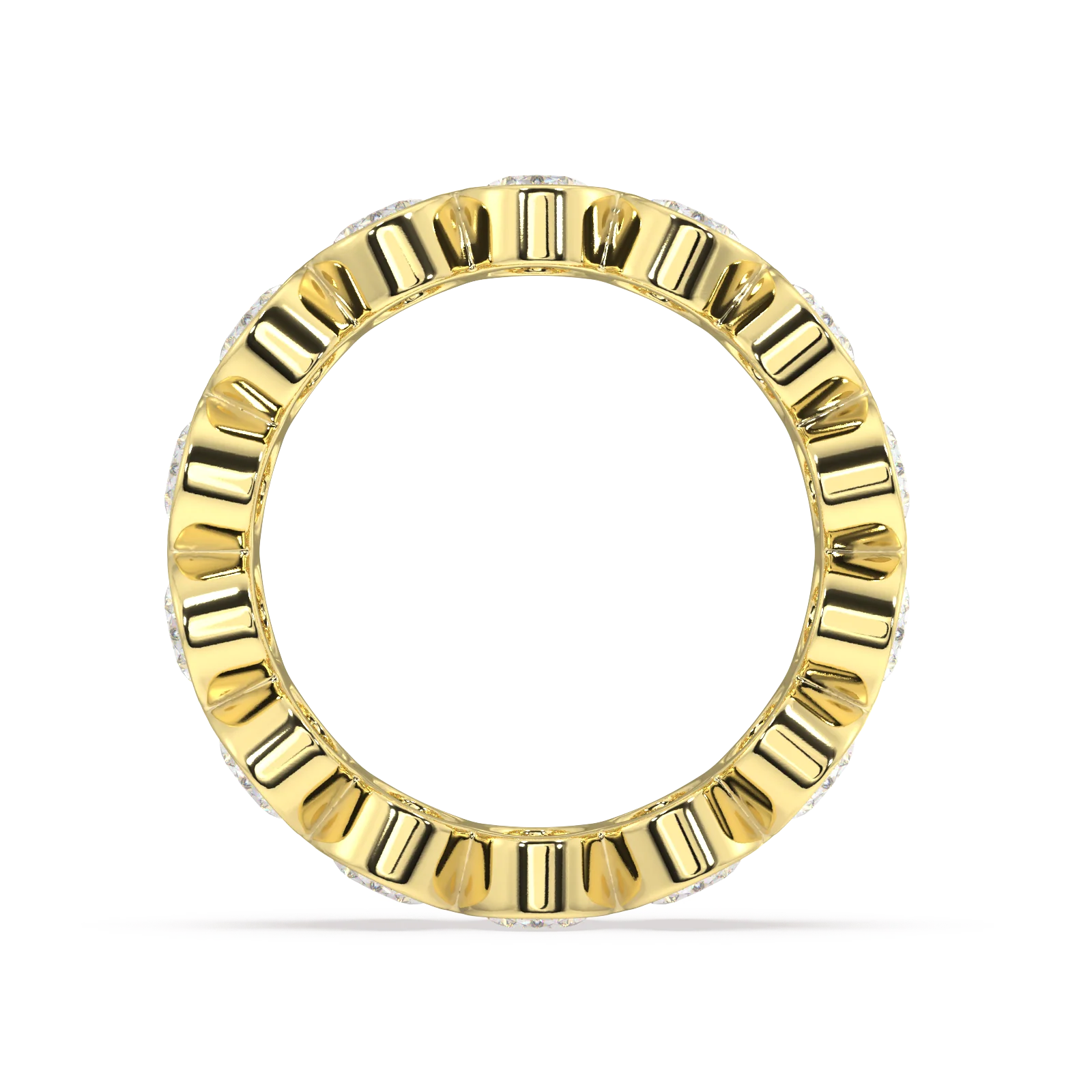 Elysees Oval Classic Eternity Bands - 5ct - Image 3