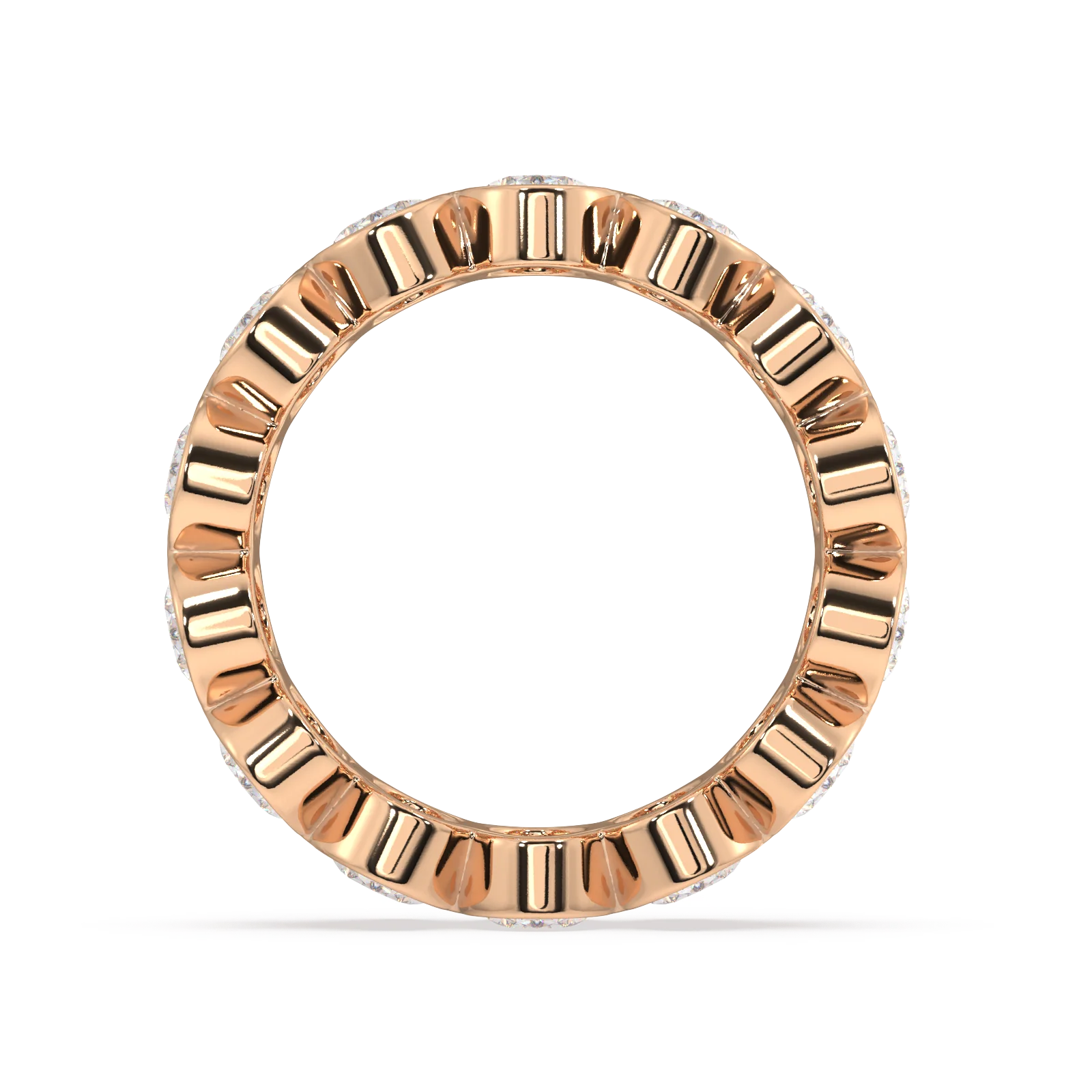 Elysees Oval Classic Eternity Bands - 5ct - Image 8