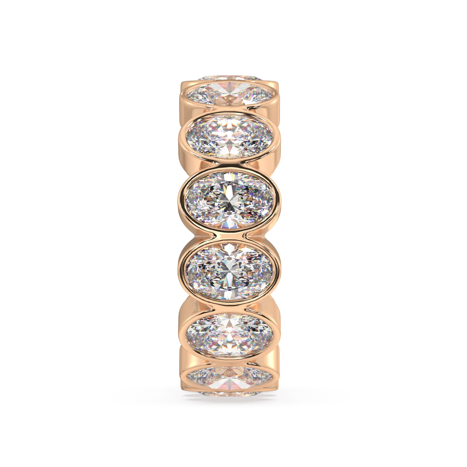 Elysees Oval Classic Eternity Bands - 5ct - Image 9