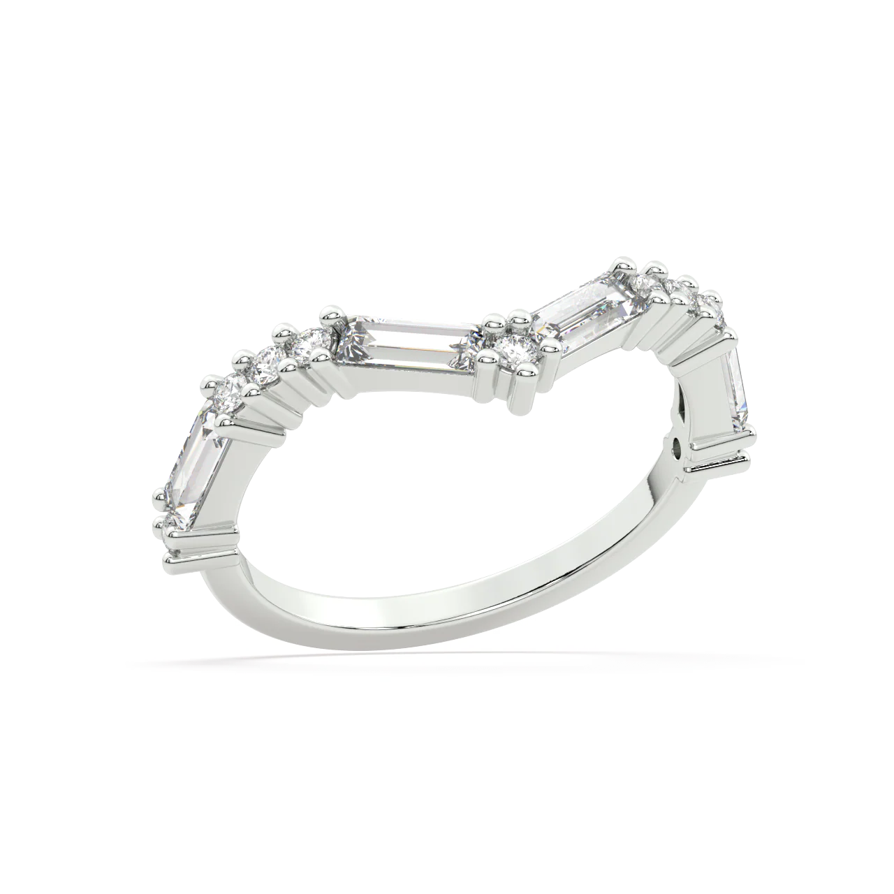 Elysium Baguette Diamond Ring - Image 12