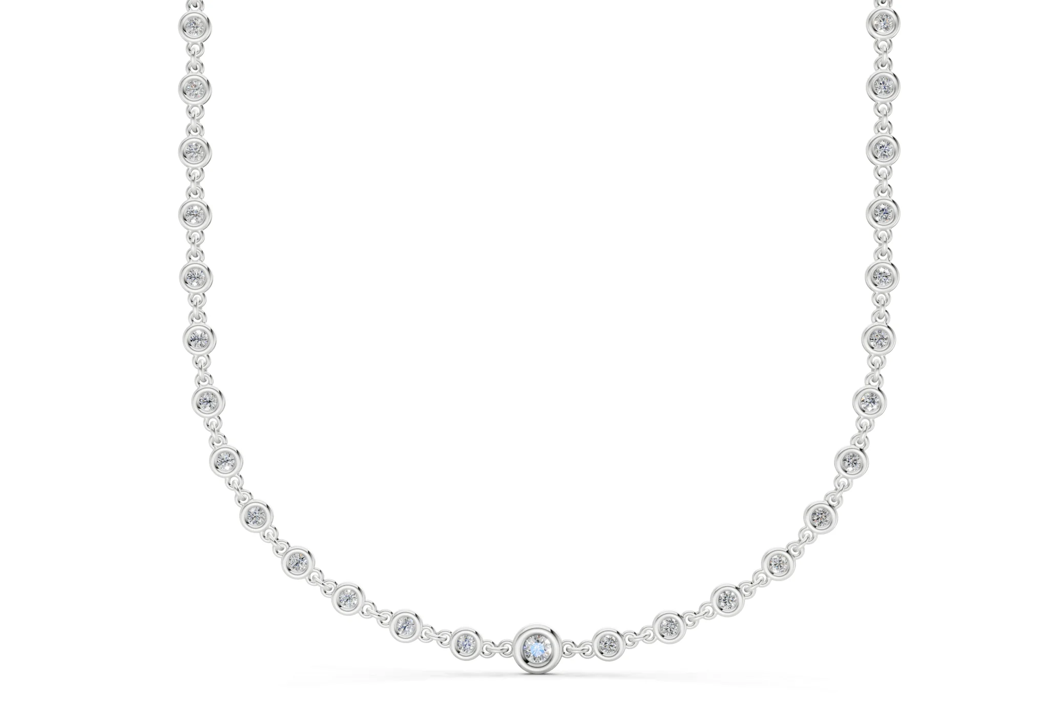 Eternal Diamond Necklace 2 Carat Total Wt. - Image 8