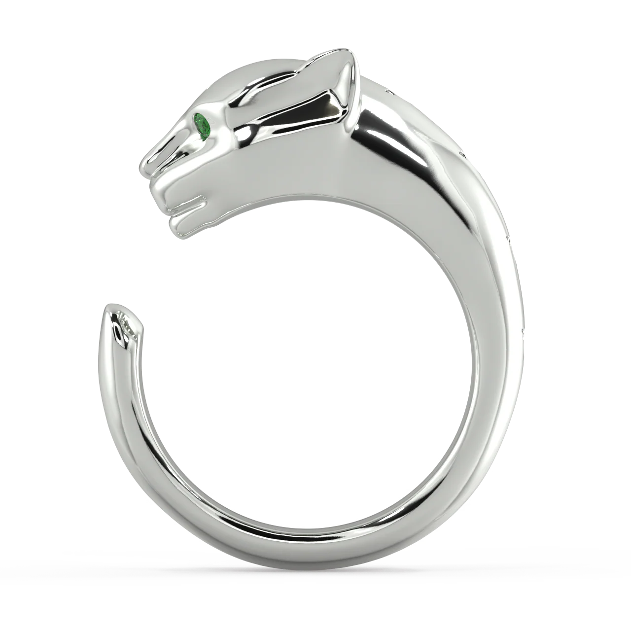 Feline Round Diamond Ring - Image 12