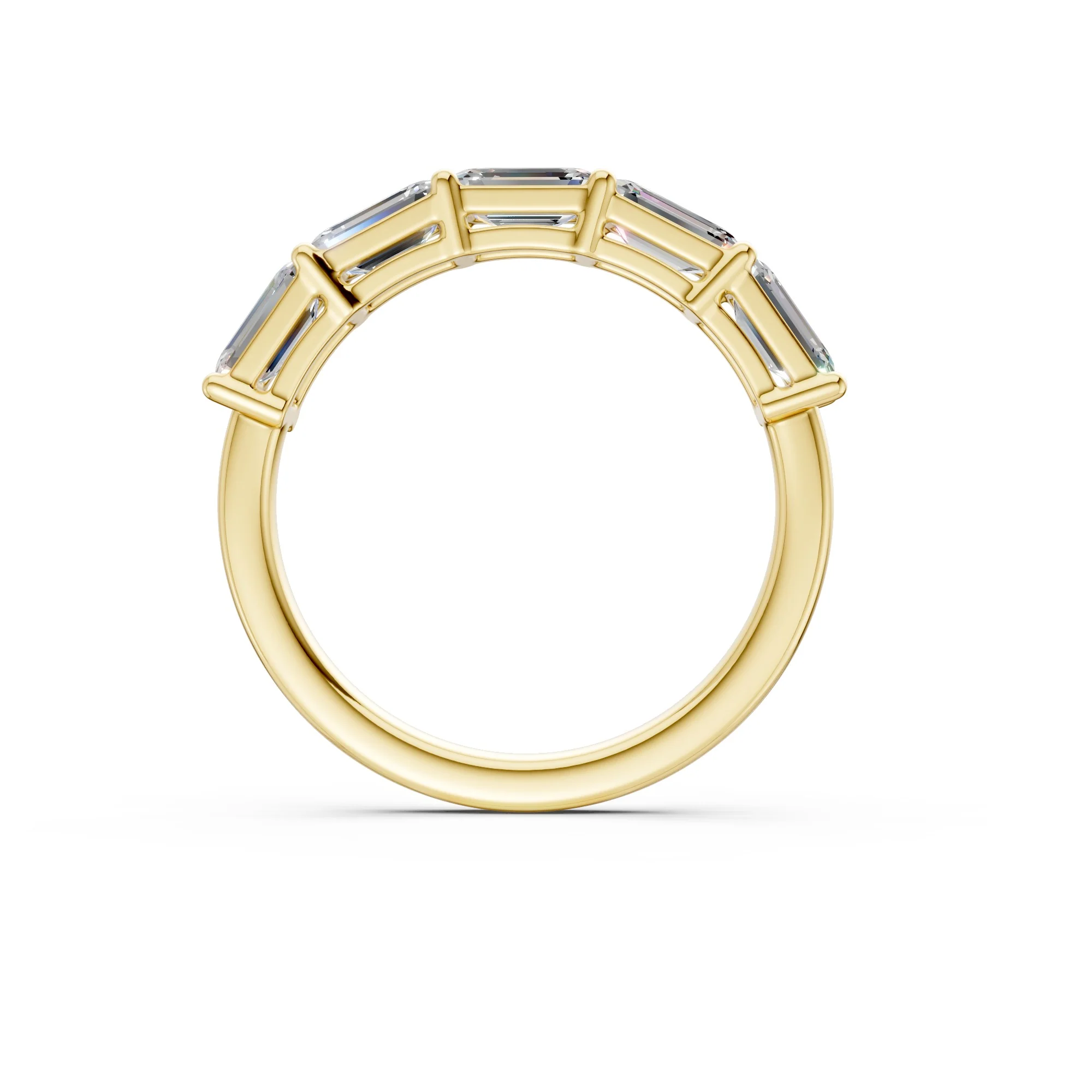 The Fifth Avenue Five — Emerald Cut Band (2ct TW) - Image 3