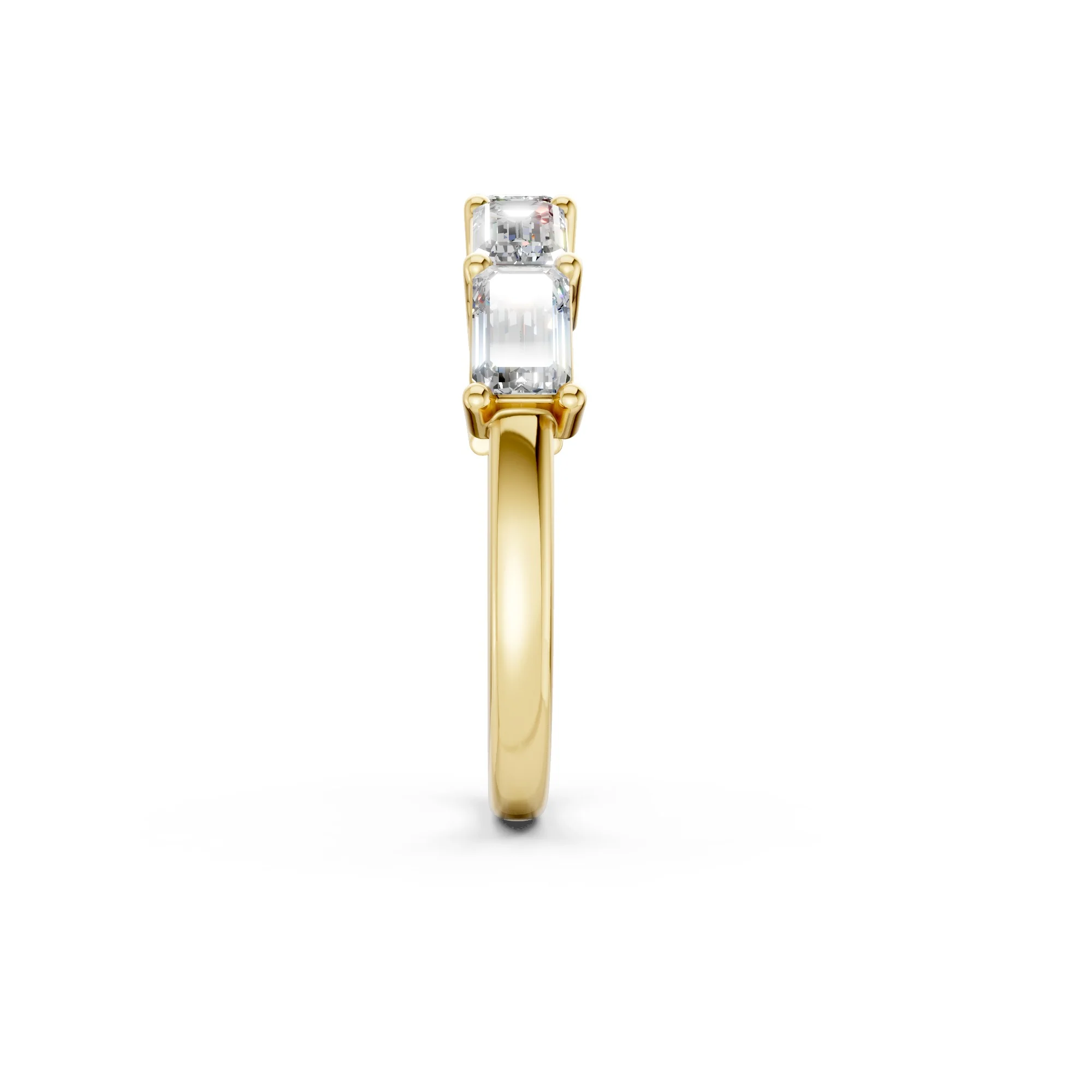 The Fifth Avenue Five — Emerald Cut Band (2ct TW) - Image 4