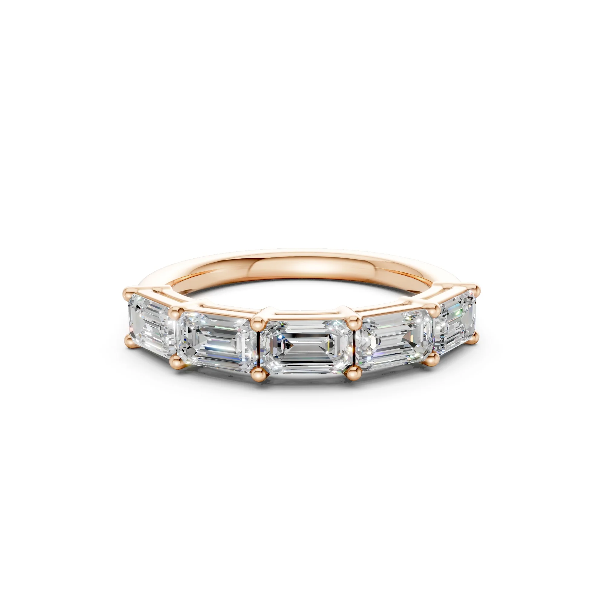 The Fifth Avenue Five — Emerald Cut Band (2ct TW) - Image 6