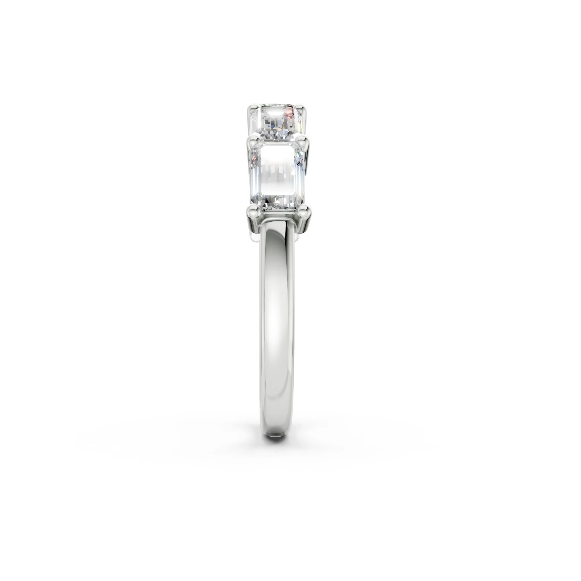 The Fifth Avenue Five — Emerald Cut Band (2ct TW) - Image 8