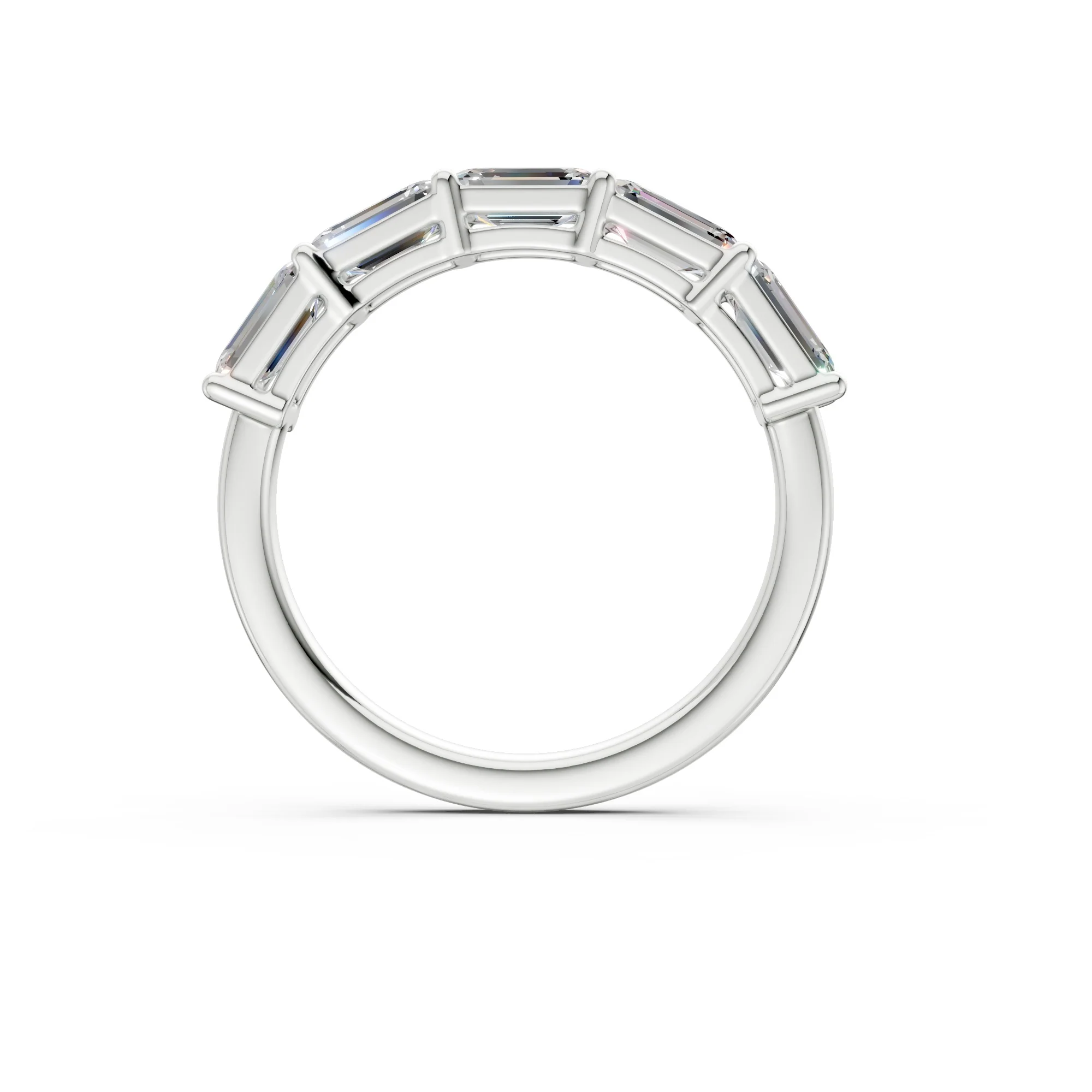 The Fifth Avenue Five — Emerald Cut Band (2ct TW) - Image 9