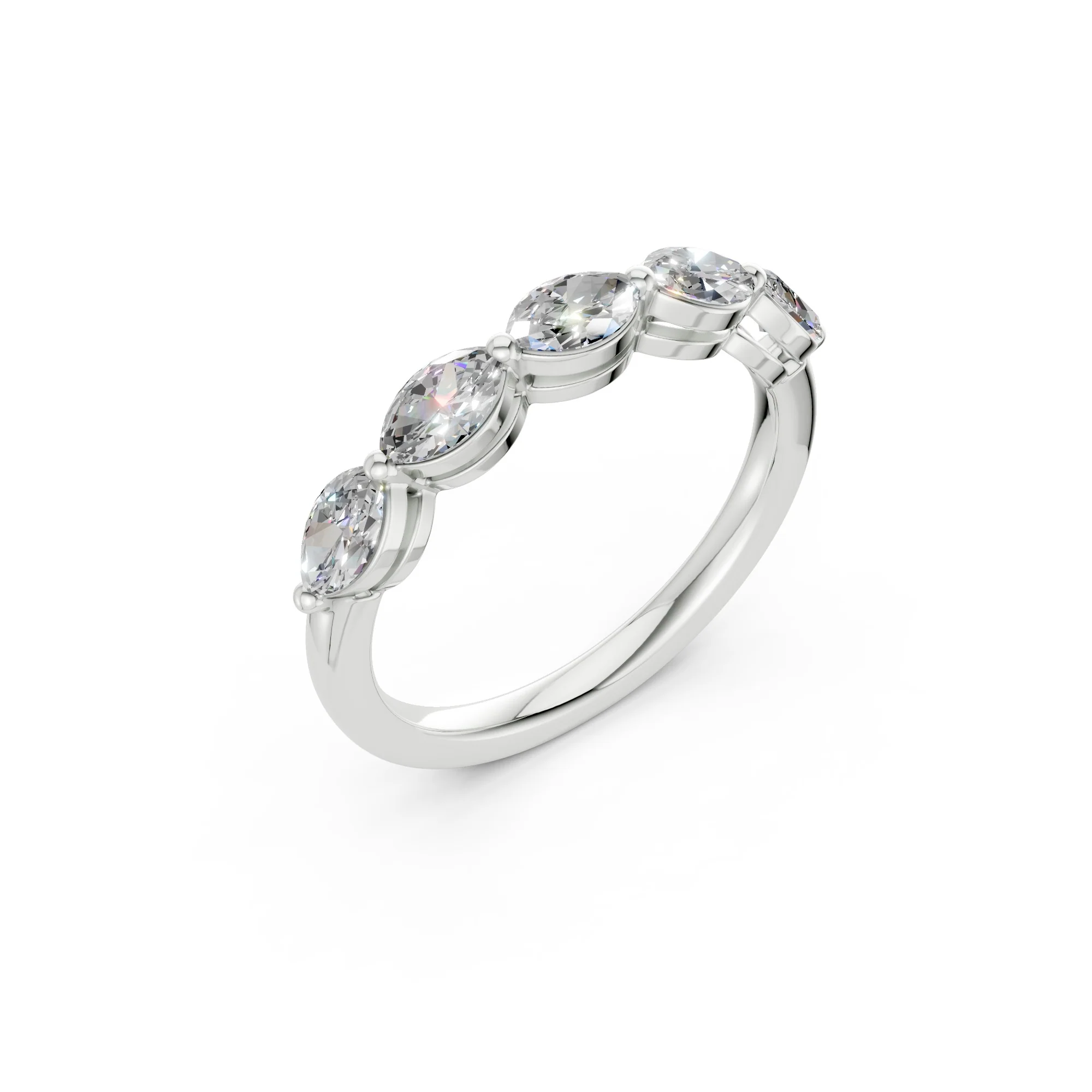 The Fifth Avenue Five — Marquise Cut Band (2ct TW) - Image 10