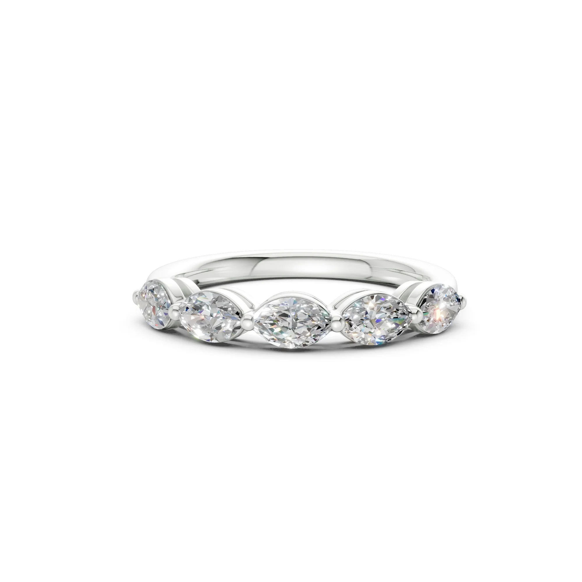 The Fifth Avenue Five — Marquise Cut Band (2ct TW) - Image 5