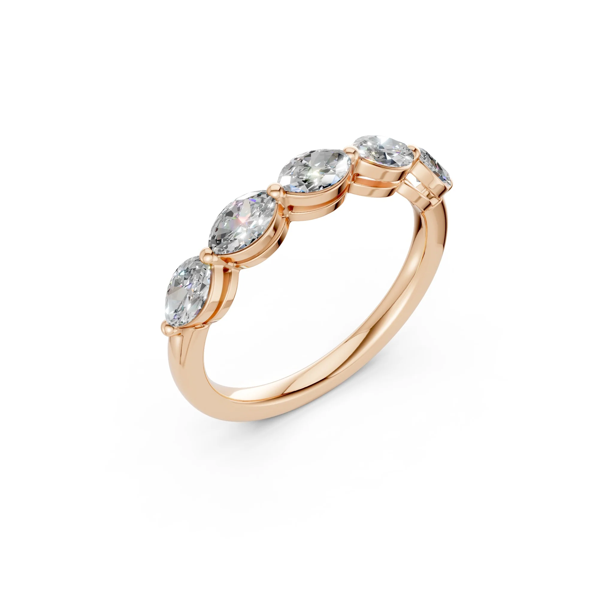 The Fifth Avenue Five — Marquise Cut Band (2ct TW) - Image 6