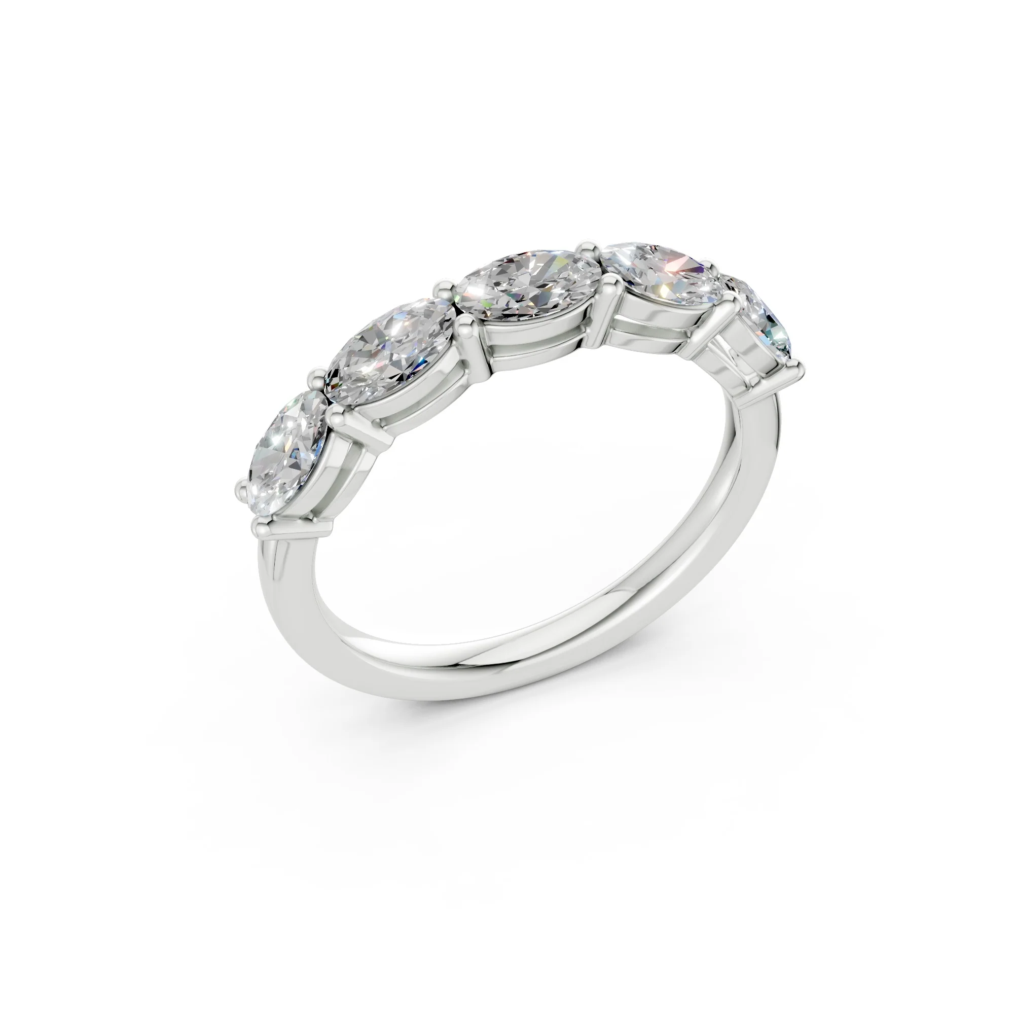 The Fifth Avenue Five — Oval Cut Band (2ct TW) - Image 10