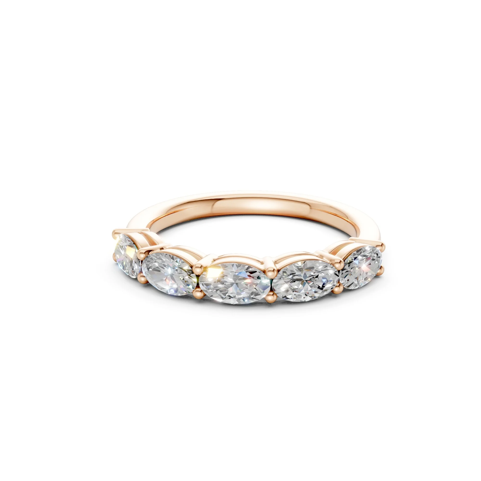 The Fifth Avenue Five — Oval Cut Band (2ct TW) - Image 4