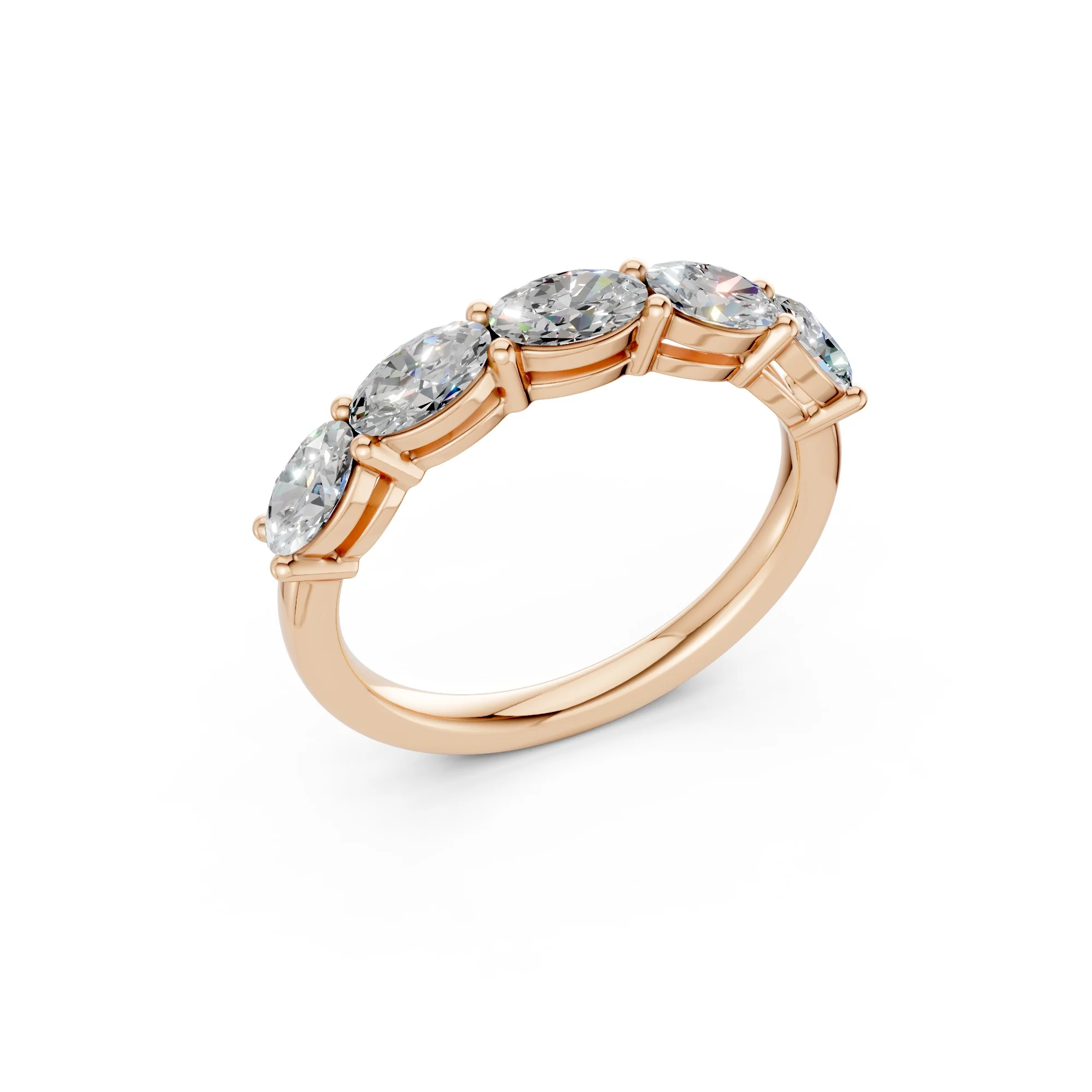 The Fifth Avenue Five — Oval Cut Band (2ct TW) - Image 5