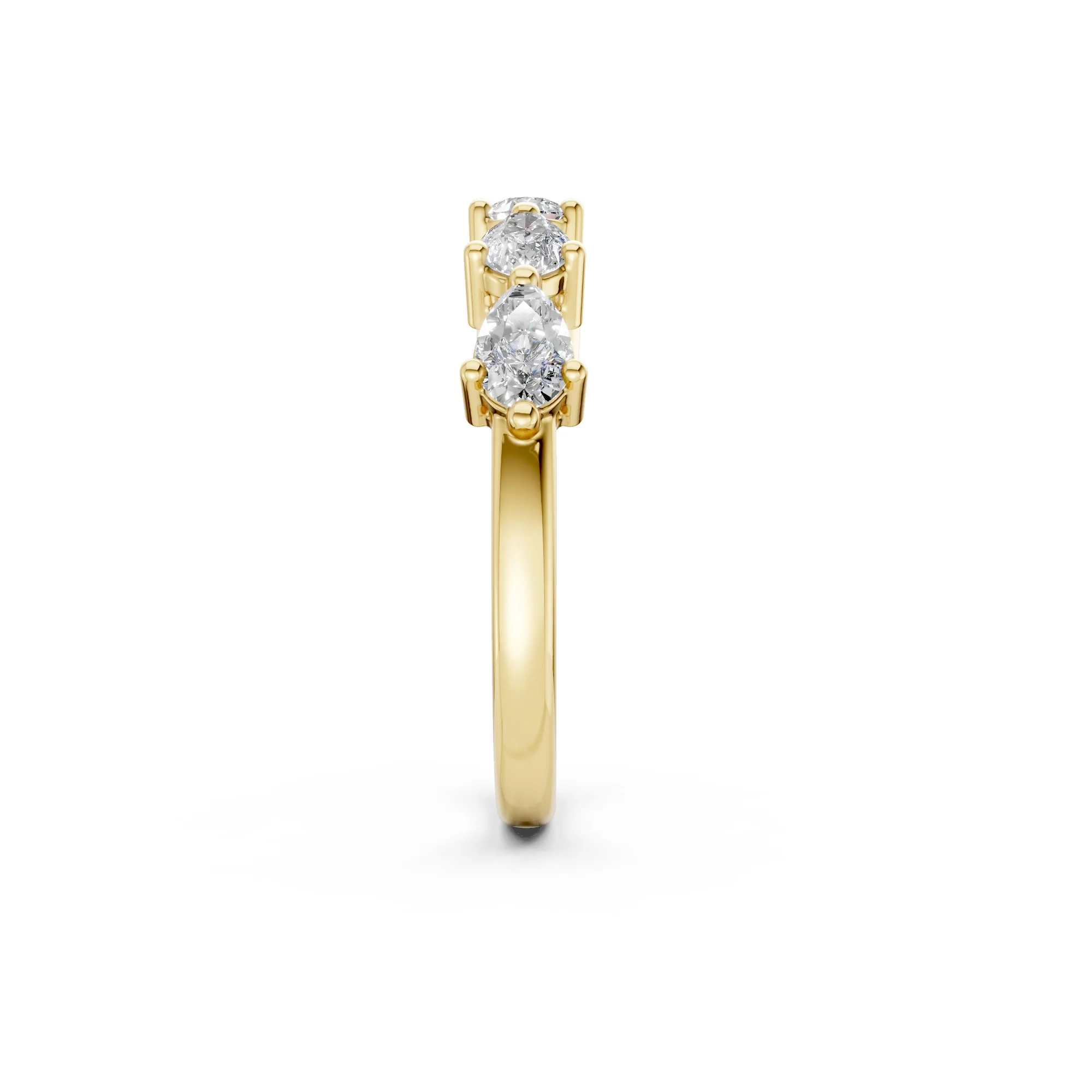 The Fifth Avenue Five — Pear Cut Band (2ct TW) - Image 3