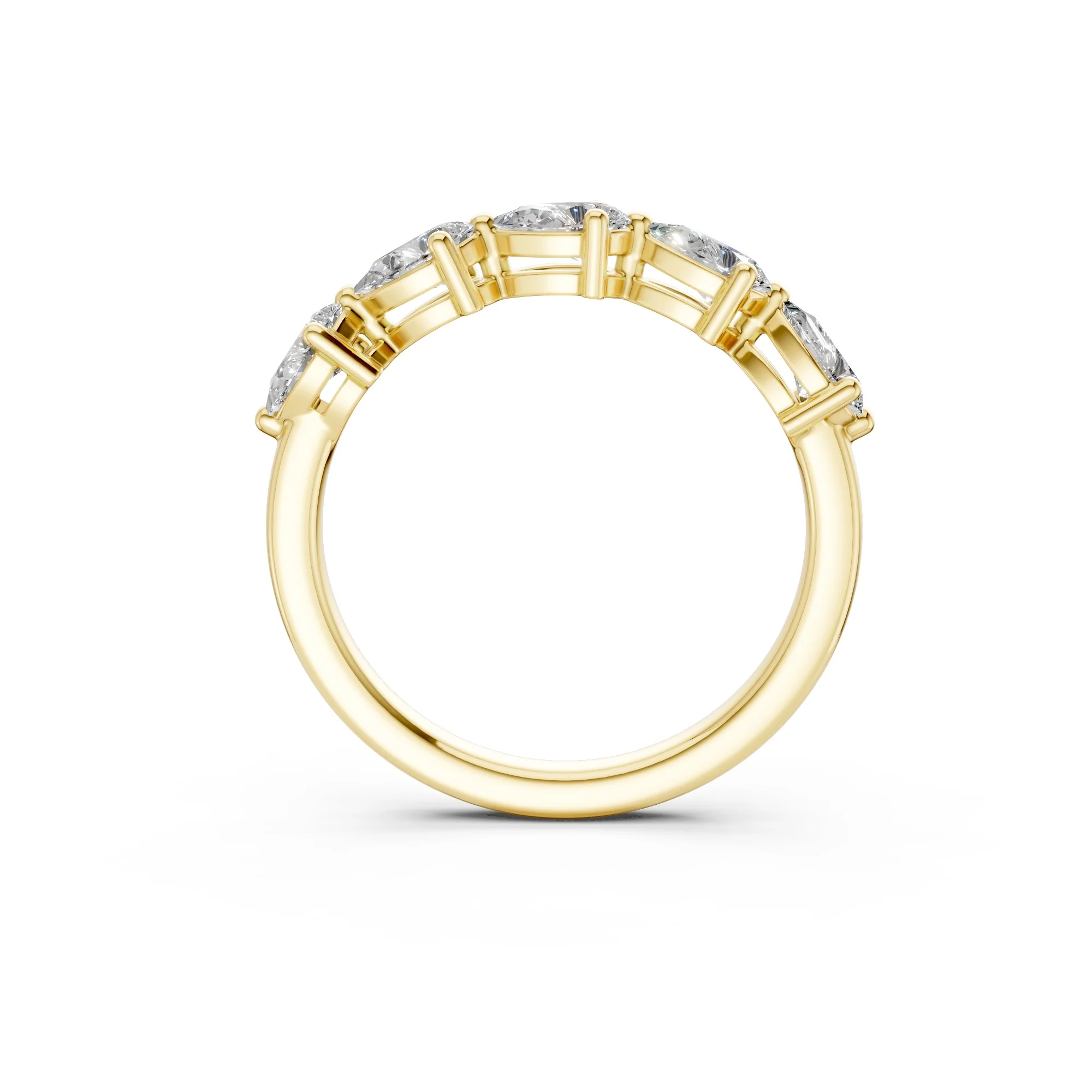 The Fifth Avenue Five — Pear Cut Band (2ct TW) - Image 4
