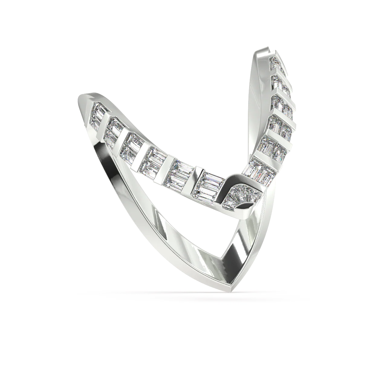 Freya Baguette Diamond Ring - Image 16