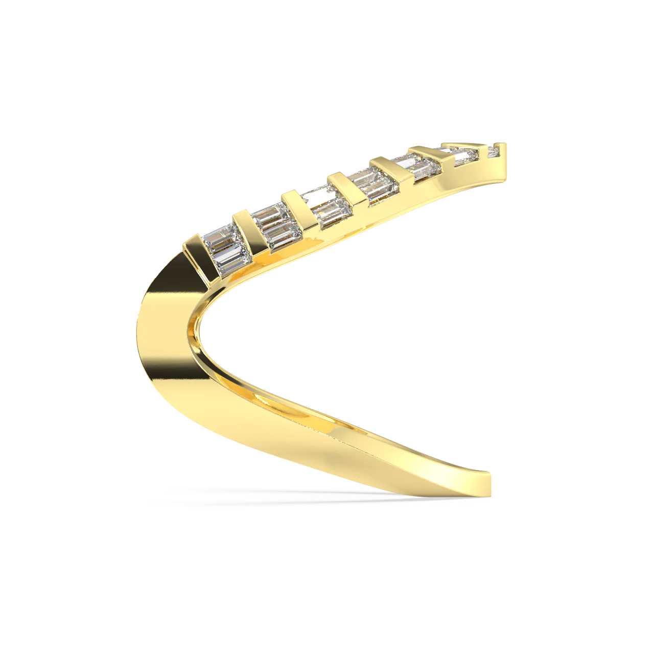 Freya Baguette Diamond Ring - Image 4