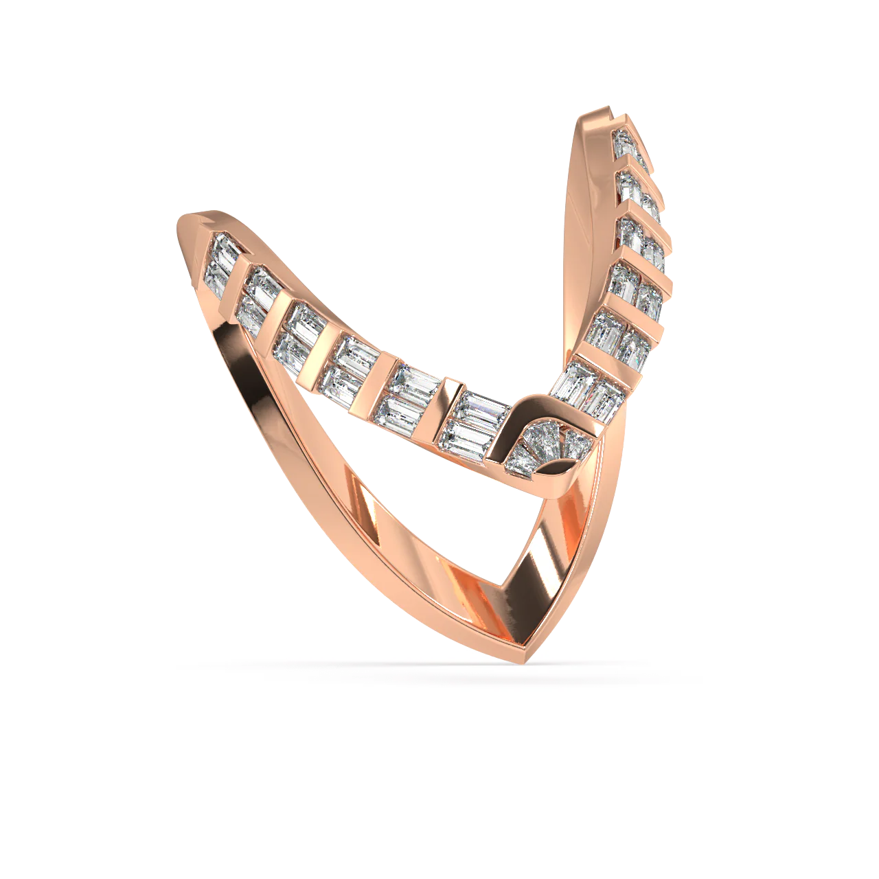 Freya Baguette Diamond Ring - Image 7